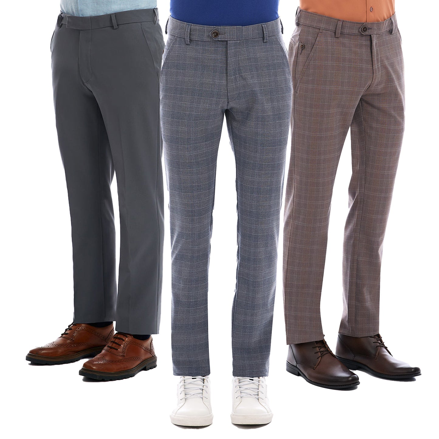 Set 3 Pantalones Hombre Slim Fit Vittorio Forti