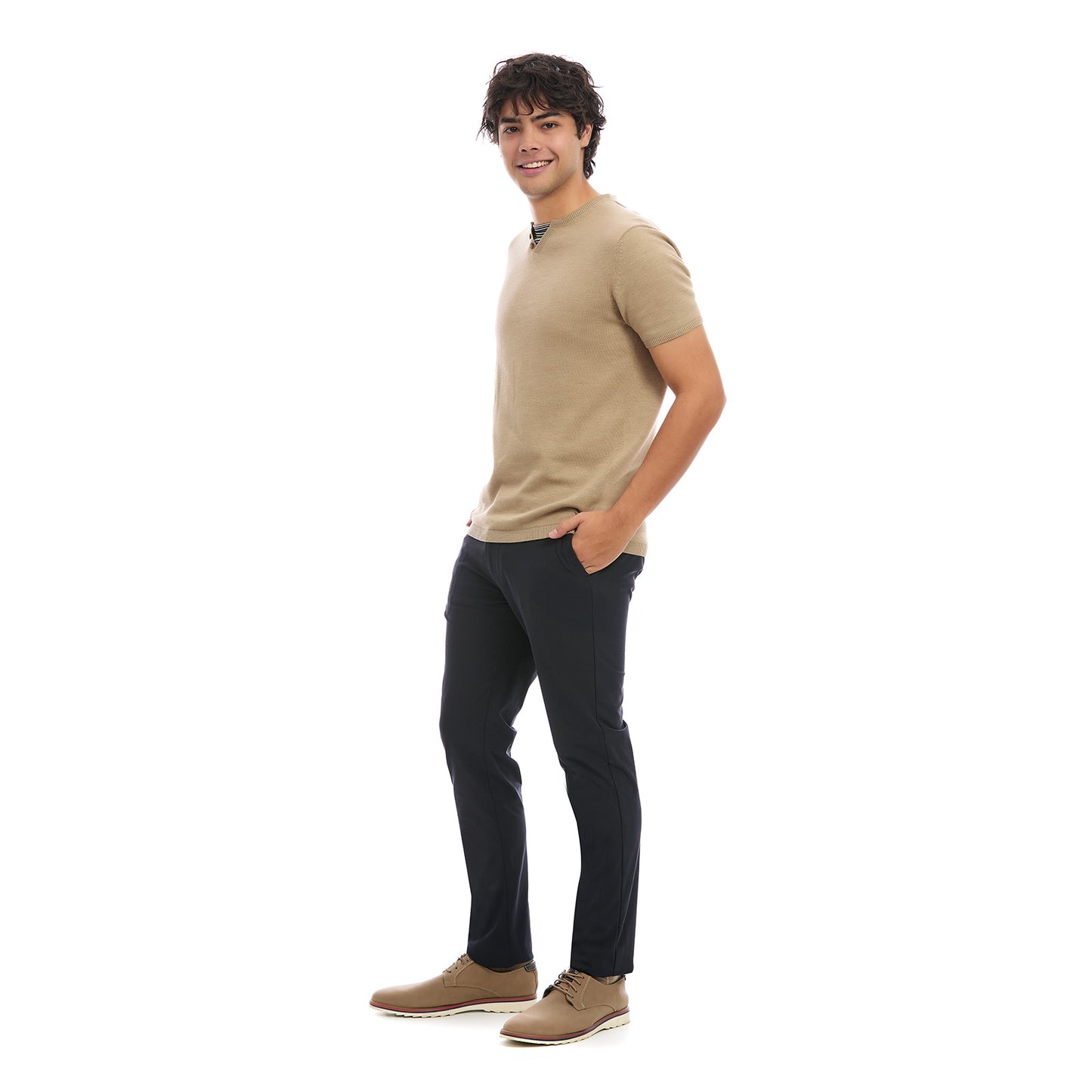 Playera Casual para Hombre Cuello Redondo Manga Corta