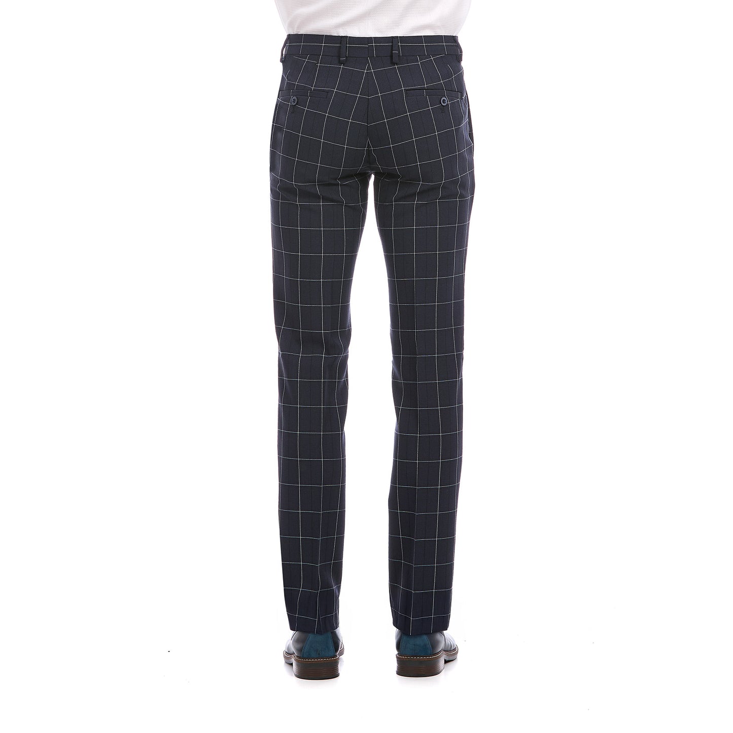 Pantalón Separates Slim Fit Para Caballero En Tejido A Cuadros