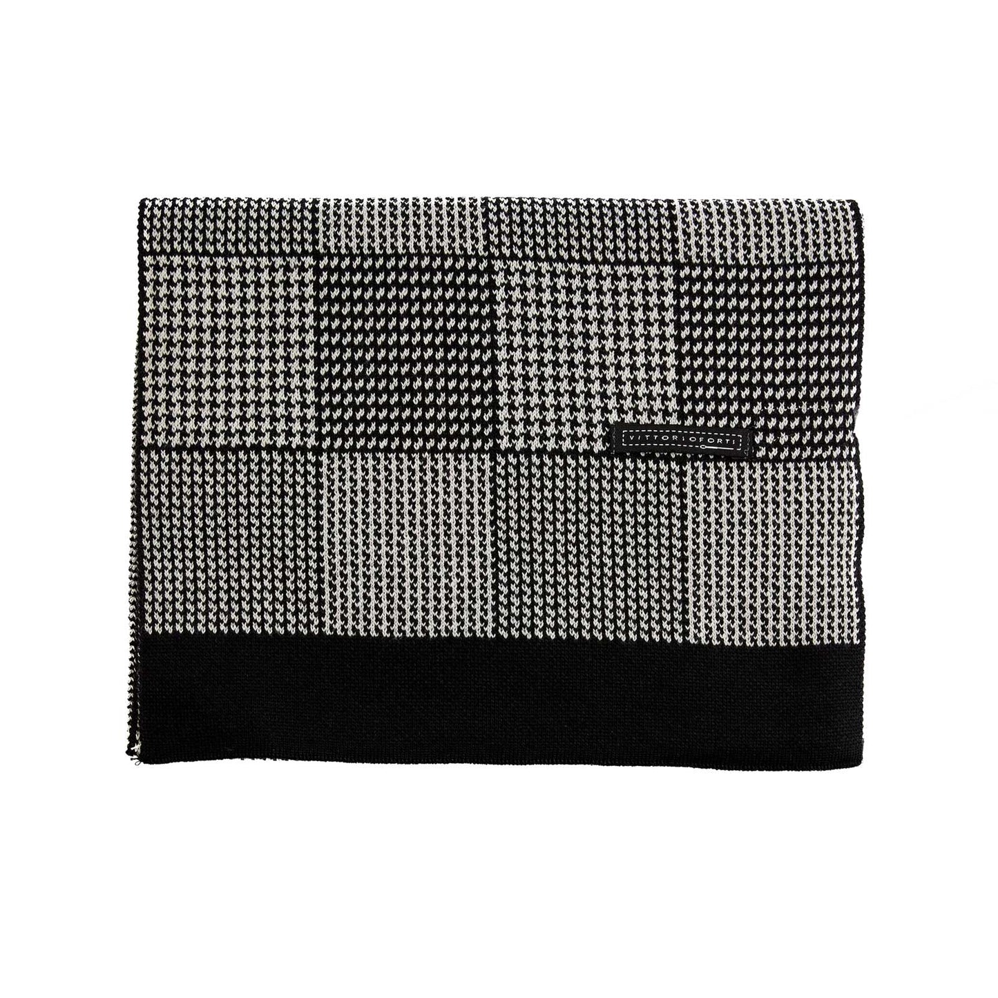 Bufanda en tejido de punto diseño de cuadros para Hombre