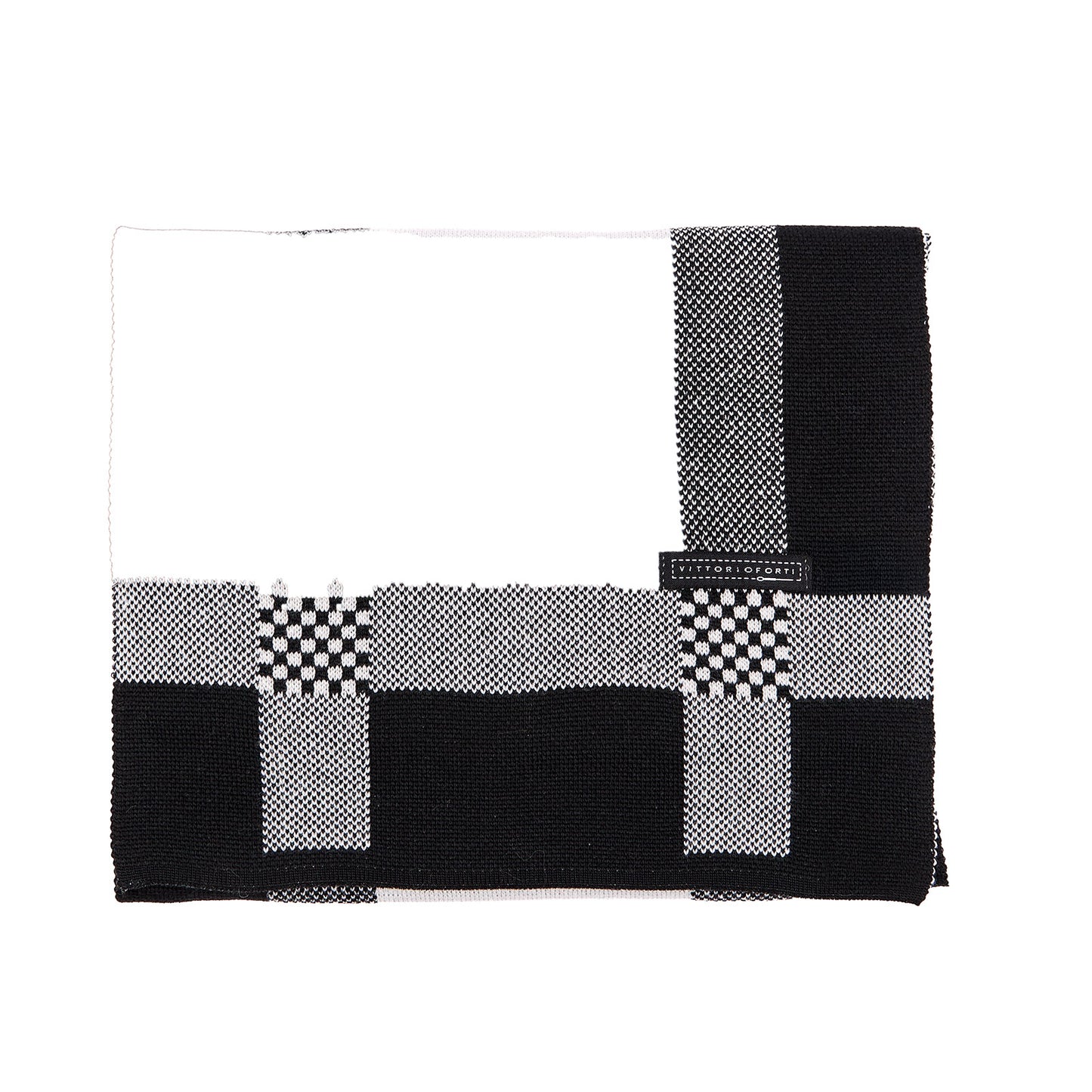 Bufanda Para Caballero Con Diseño de Bloques