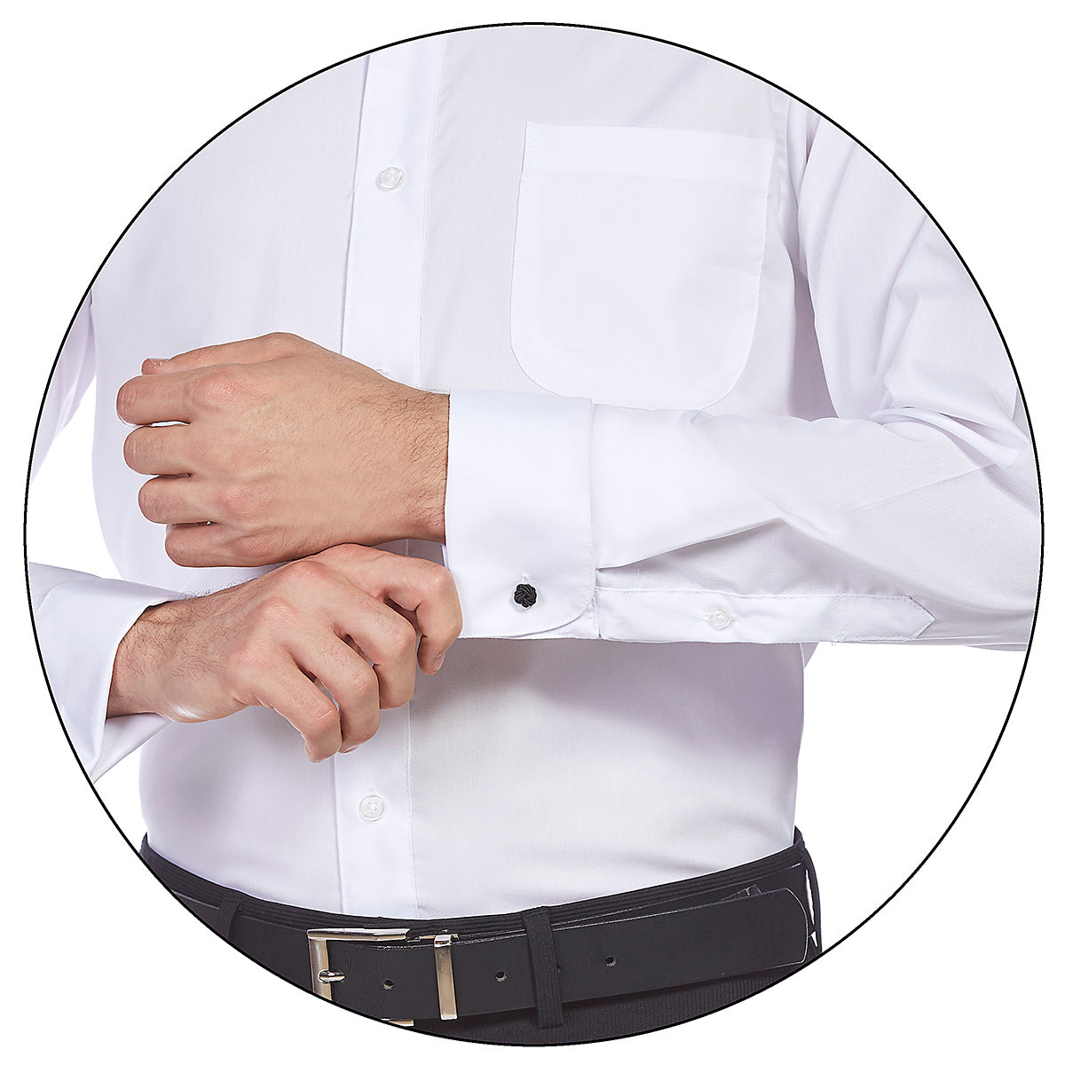 Camisa básica lisa Regular Fit