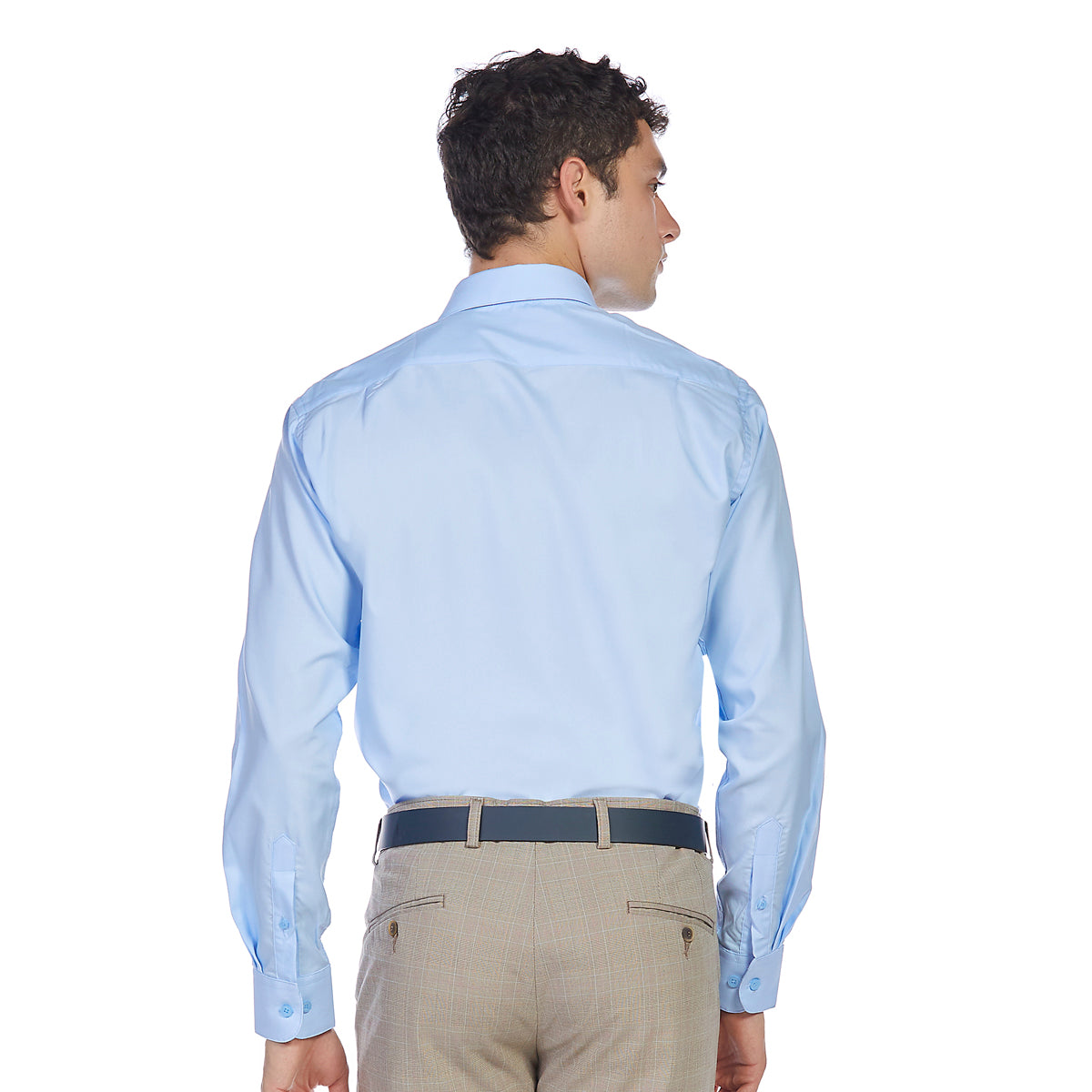 Camisa básica formal lisa Slim Fit
