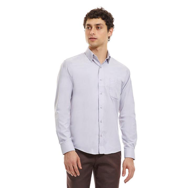 Camisa básica formal lisa Slim Fit