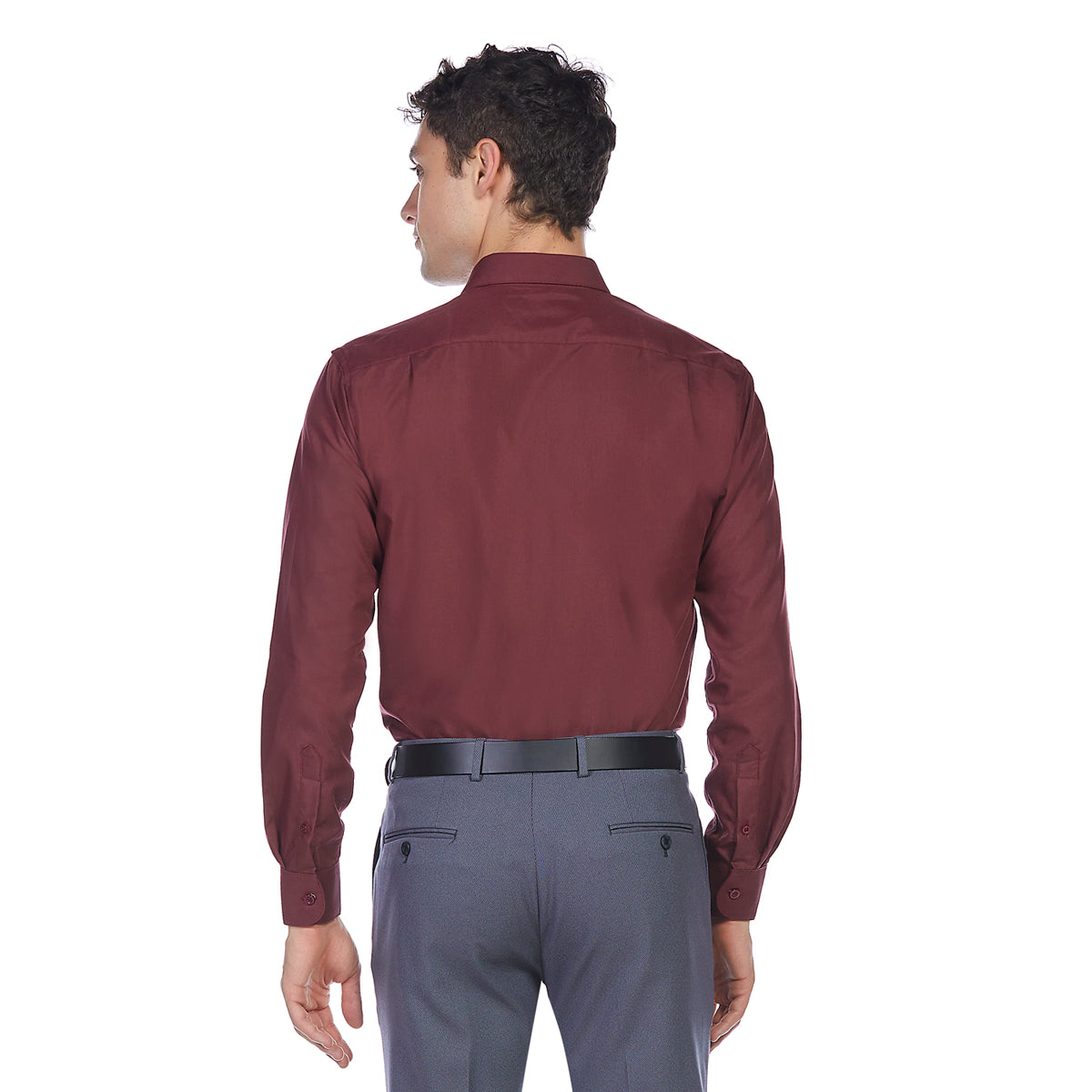 Camisa básica formal lisa Slim Fit