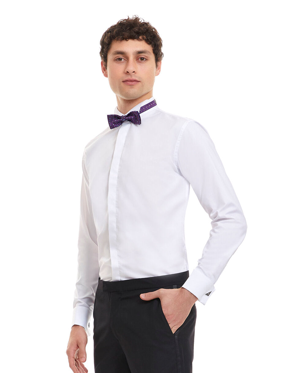 Camisa básica de ceremonia cuello de paloma Slim Fit