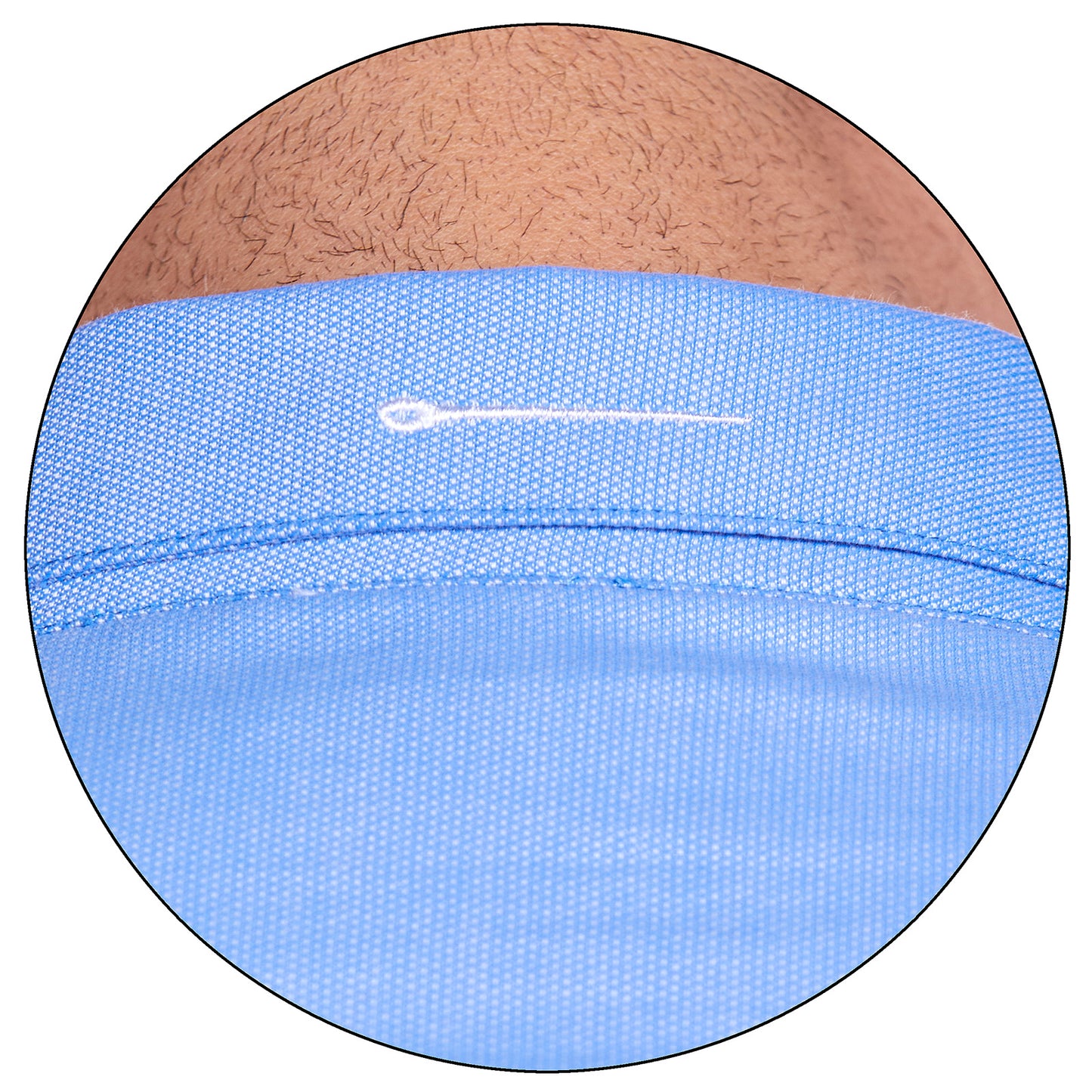 Camisa de vestir en tejido liso azul Slim Fit