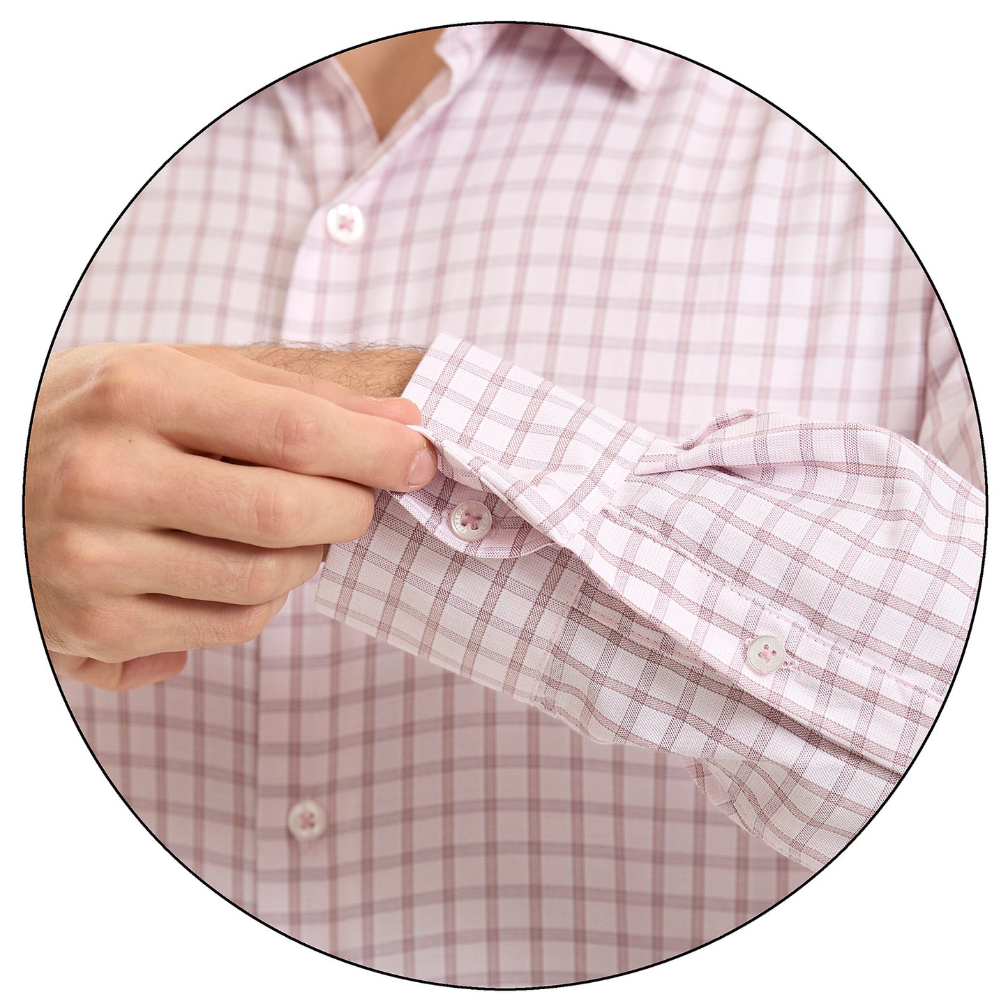 Camisa Formal Para Hombre Fit Slim A Cuadros