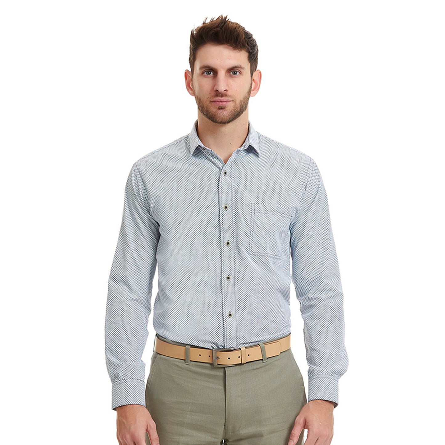 Camisa Hombre Business Casual Slim Fit