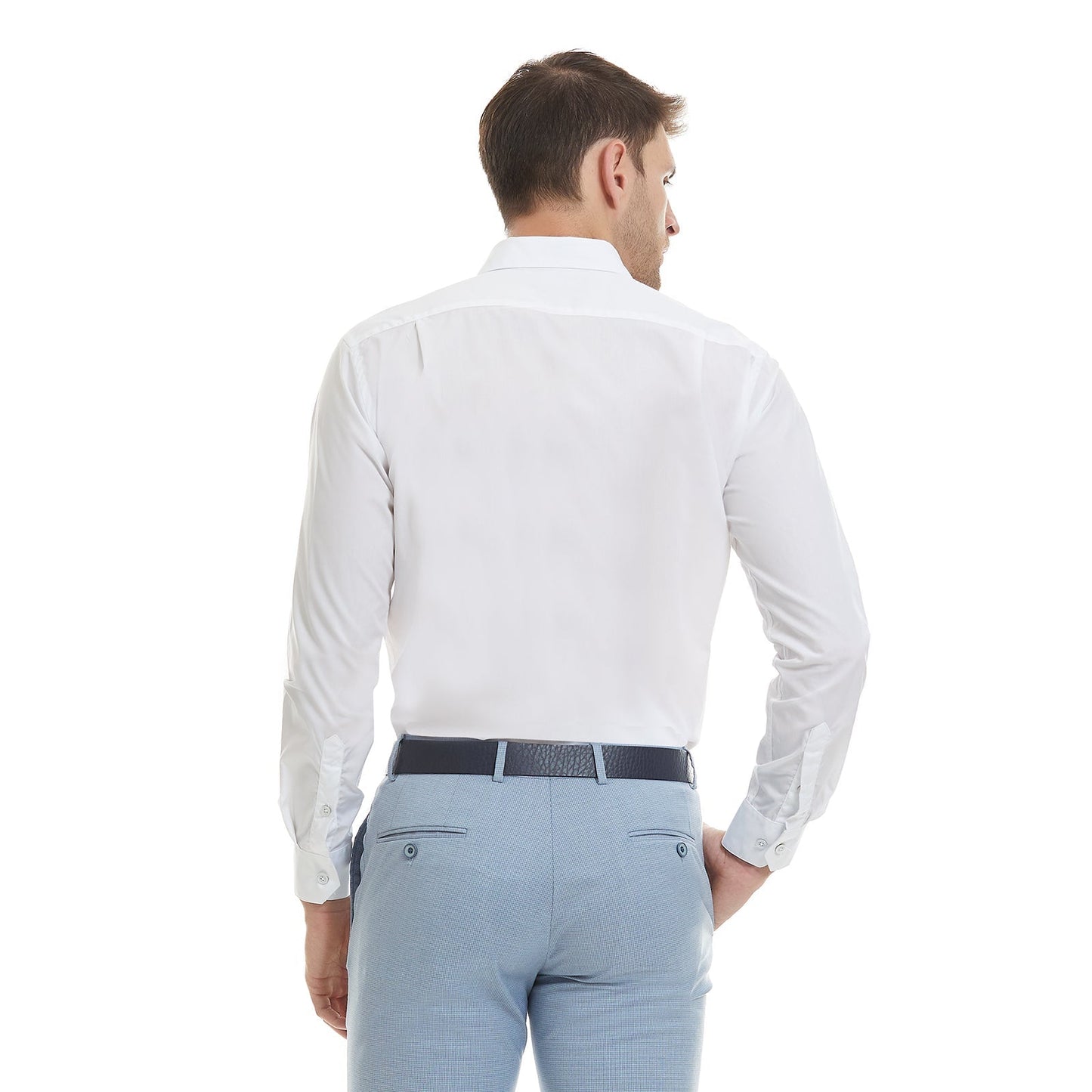 Camisa basica formal lisa Slim Fit