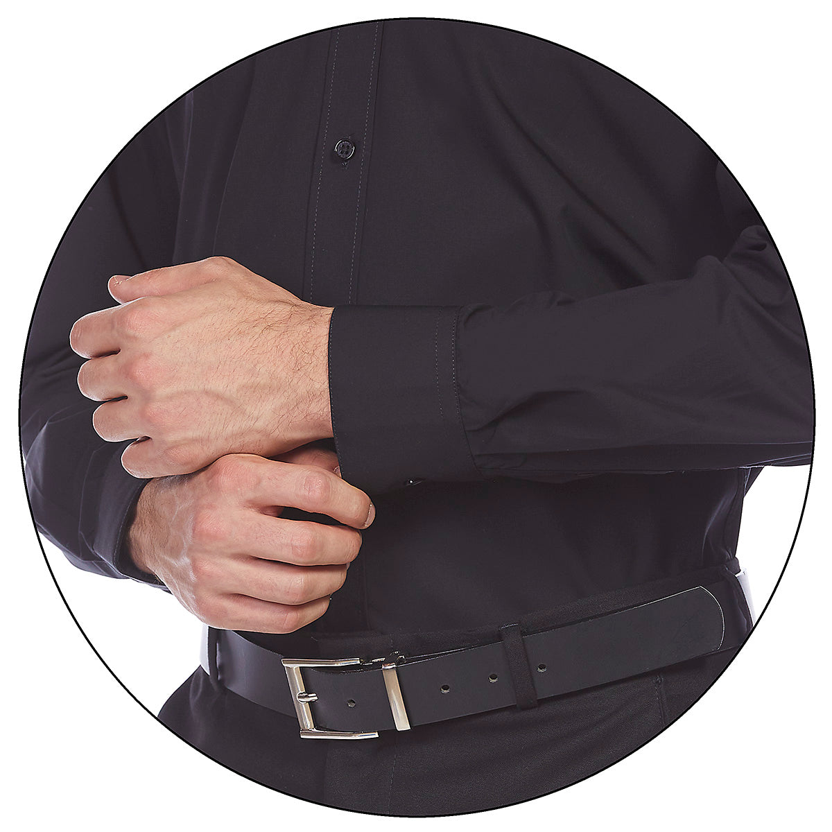 Camisa basica formal lisa Slim Fit