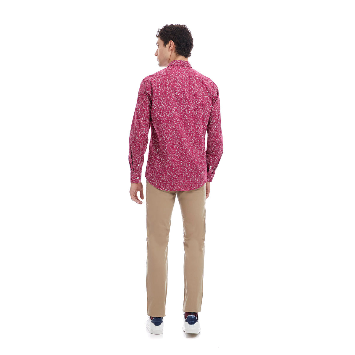 Camisa casual para hombre motivos estampados Slim Fit