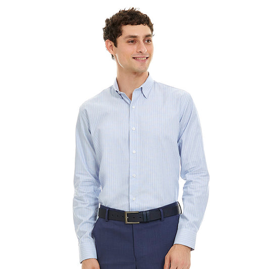 Camisa de Vestir Para Hombre Slim Fit A Rayas