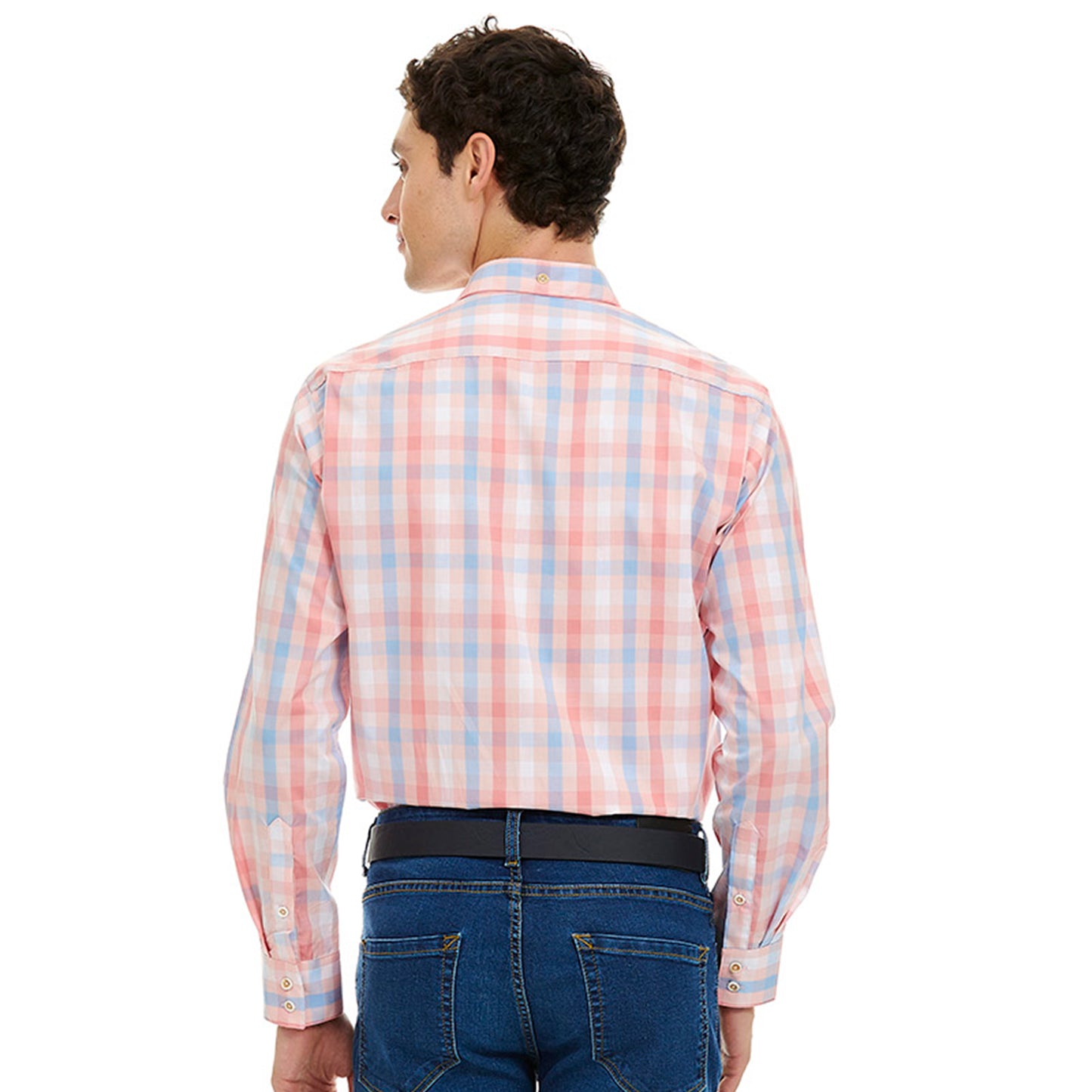 Camisa Business Casual Slim Fit A Cuadros
