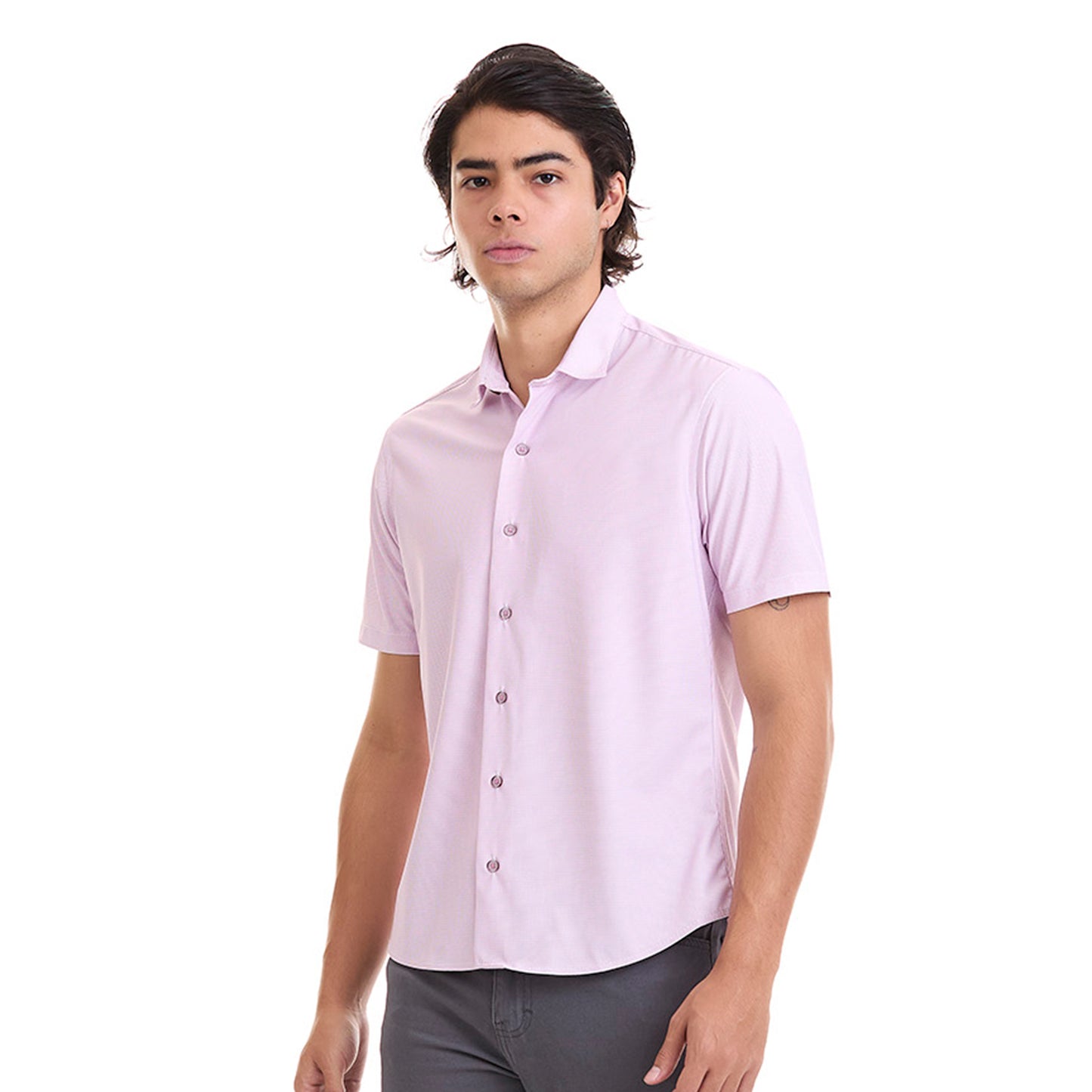 Set de Camisas Hombre 2 Colores Slim Fit Vittorio Forti