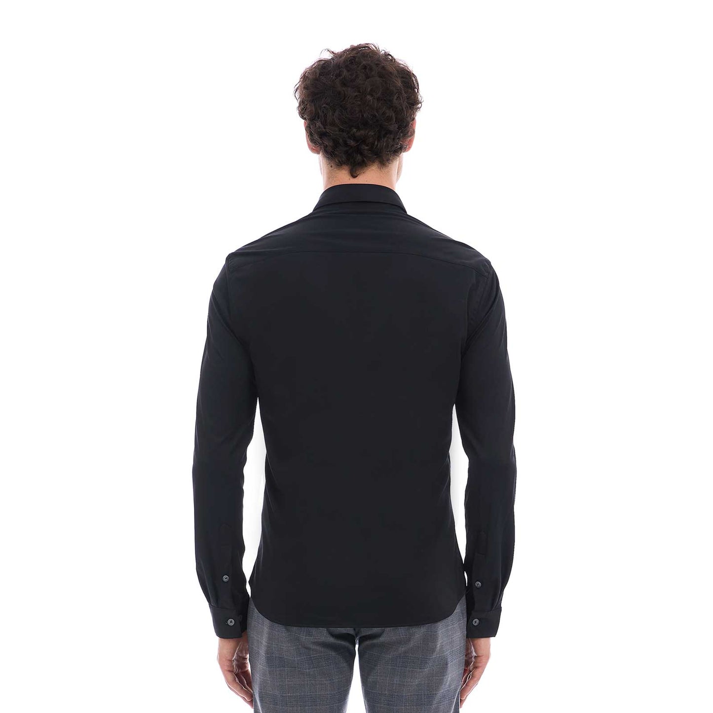 Camisa Business Casual Extra Slim Manga Larga