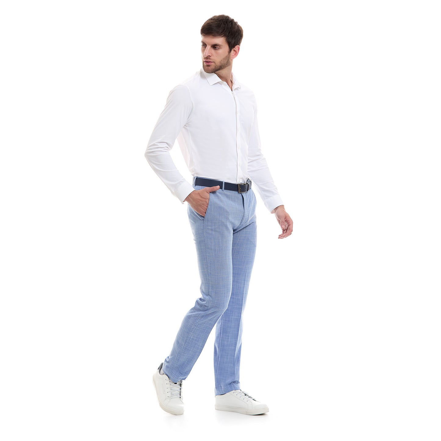 Camisa Hombre Slim Fit Bi-Stretch Vittorio Forti