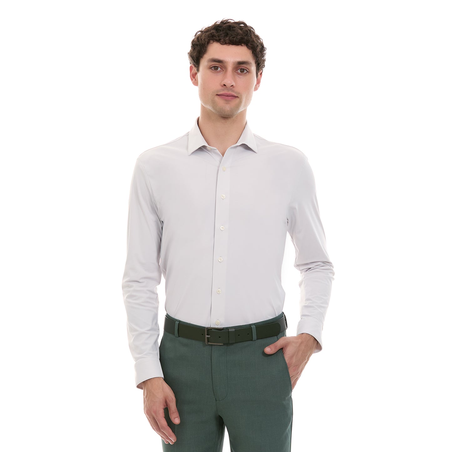 Camisa Hombre Slim Fit Bi-Stretch
