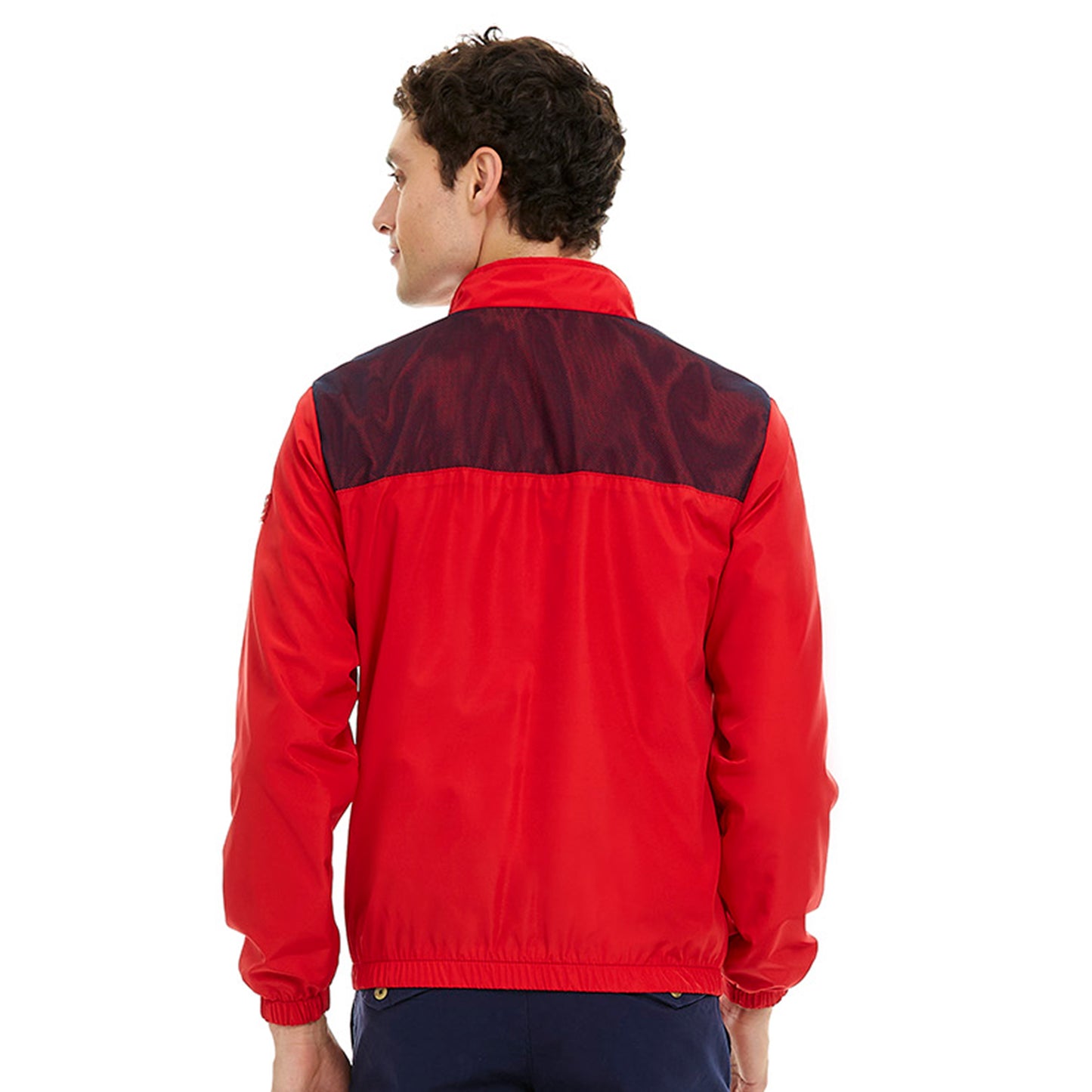 Chamarra Casual Para Caballerp con zipper delantero y bolsillos
