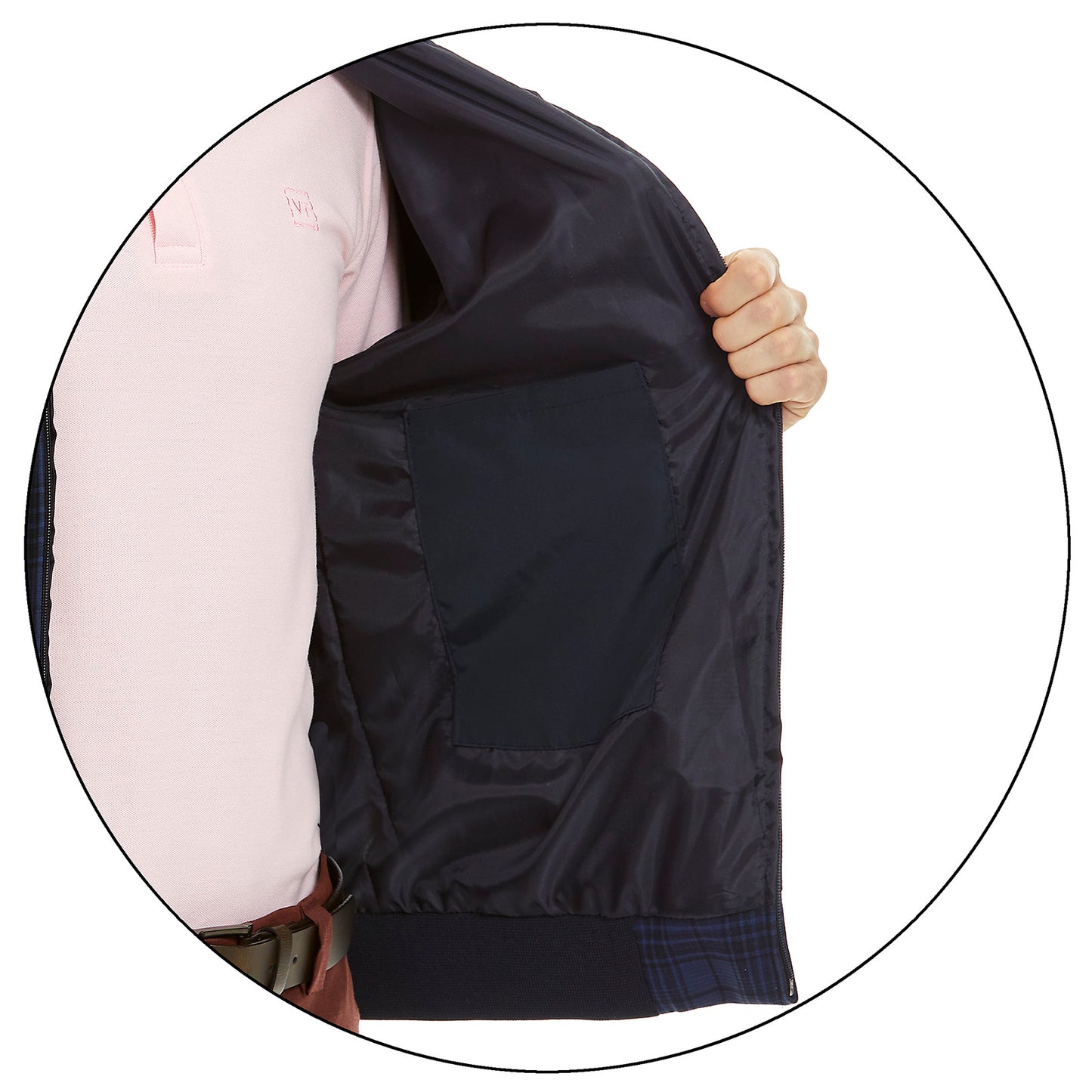 Chamarra Ligera Business Casual Para Hombre