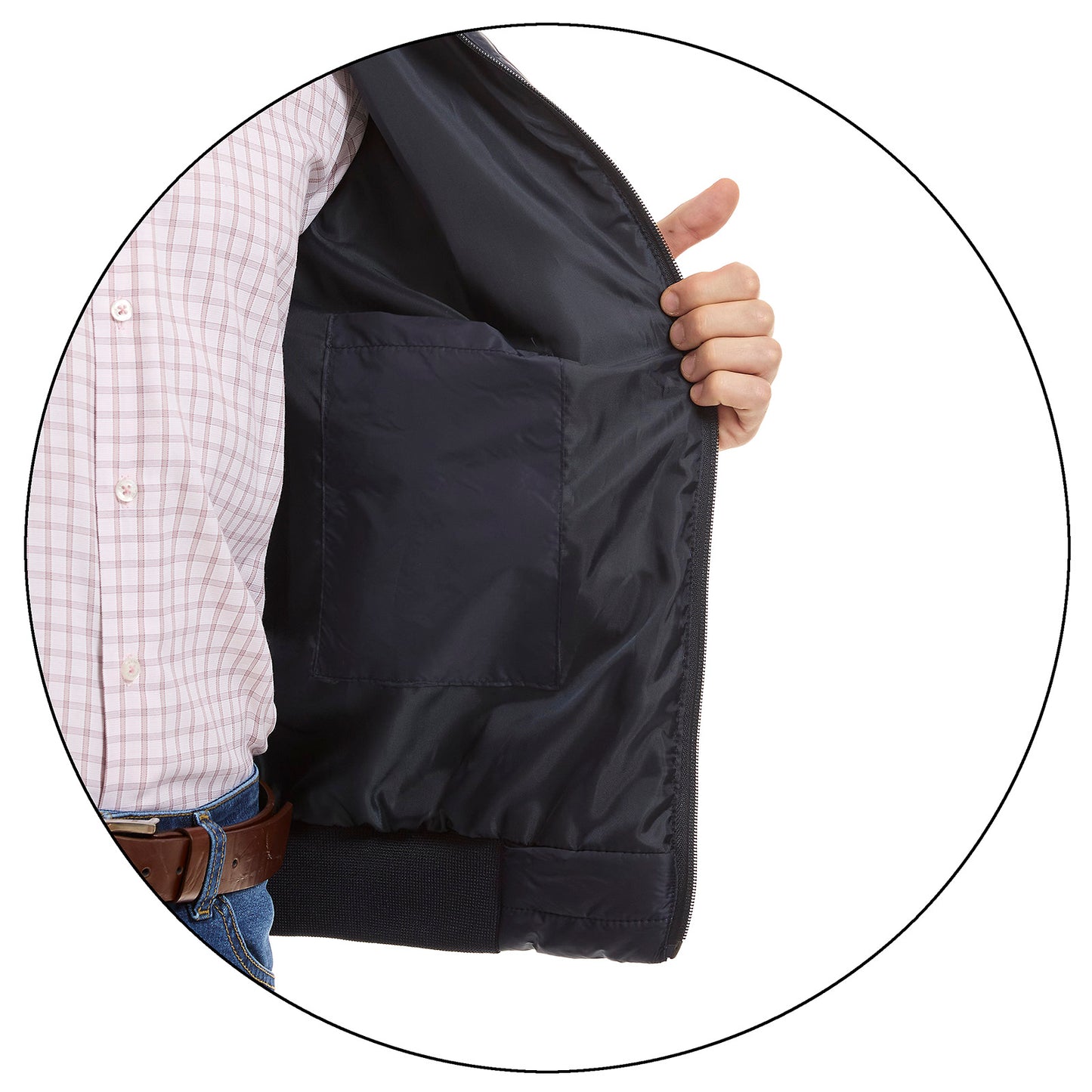 Chamarra Para Hombre Business Casual Regular Fit