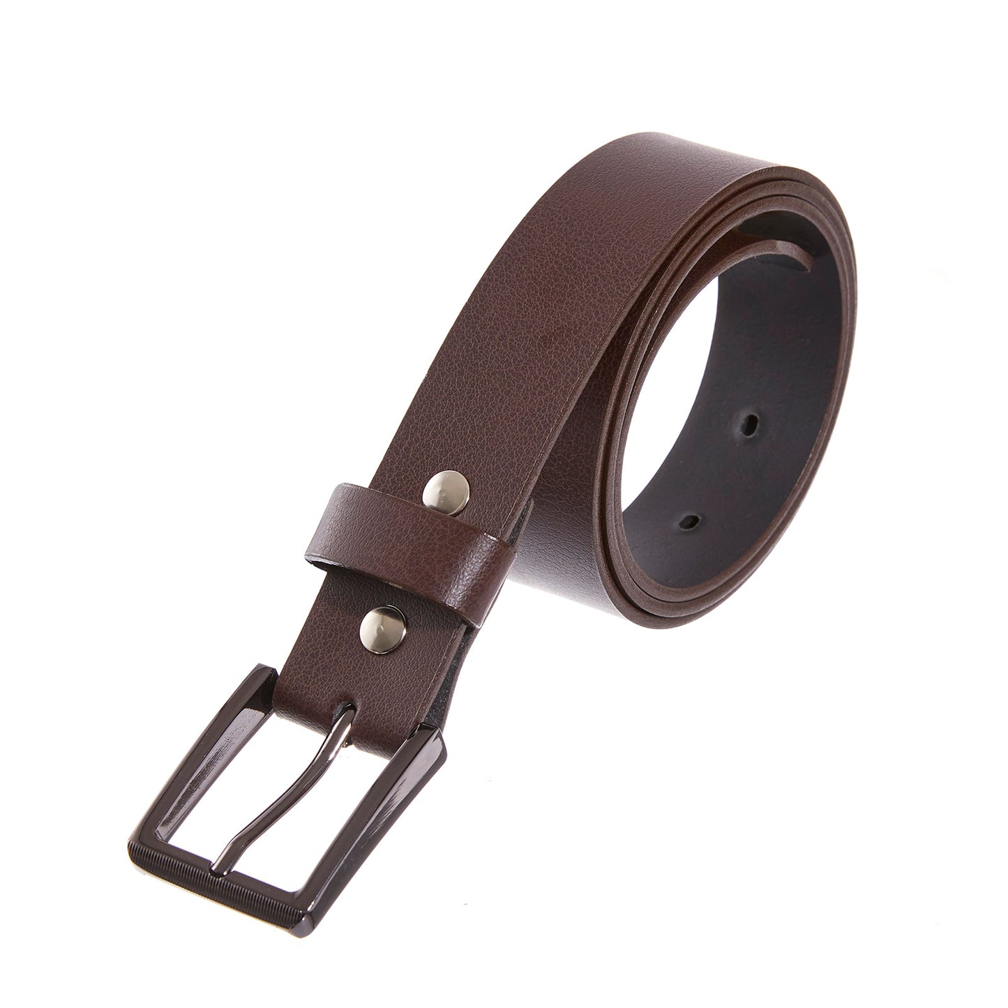 Cinturón para Hombre Acabado Mate y Hebilla Metálica