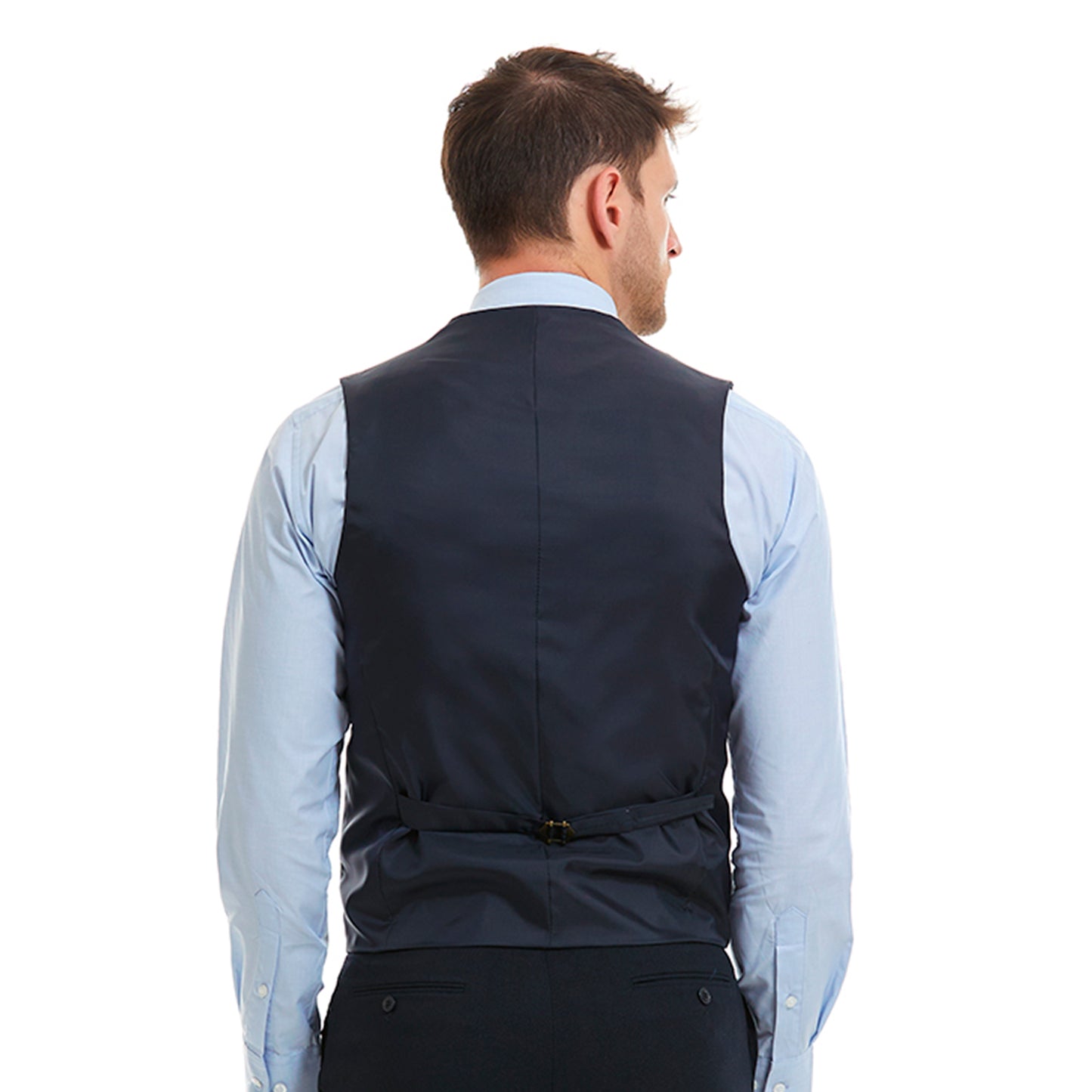 Chaleco separates en tejido liso Slim Fit