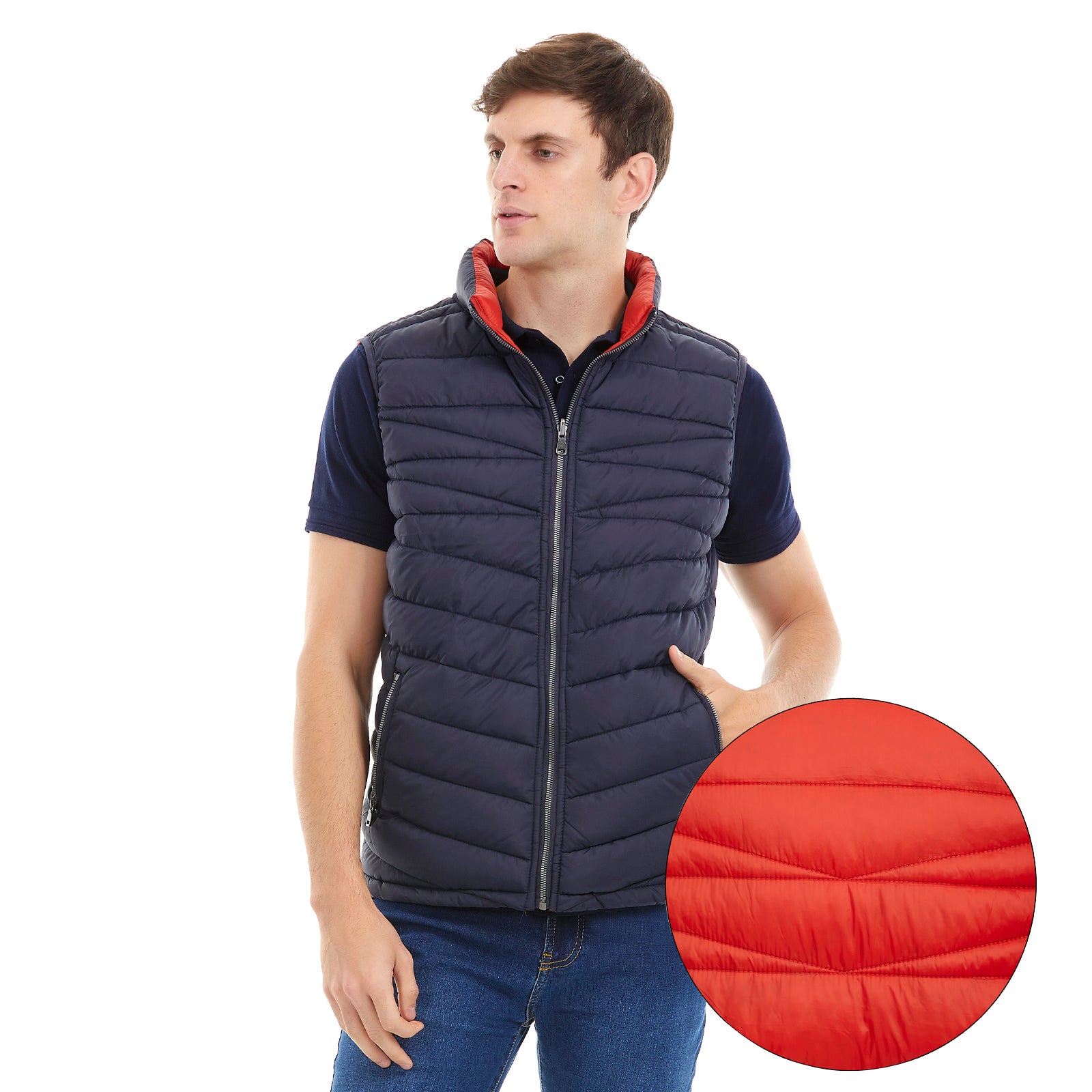 Chaleco Vittorio Forti con bolsillos para hombre