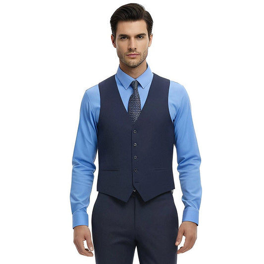 Chaleco Separates Slim Fit Para Caballero En Tejido Liso