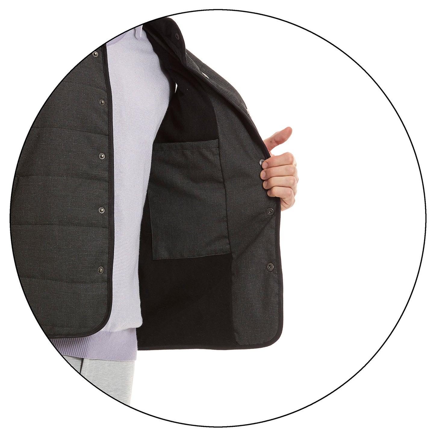Chaleco Para Caballero Capitonado Con Botones