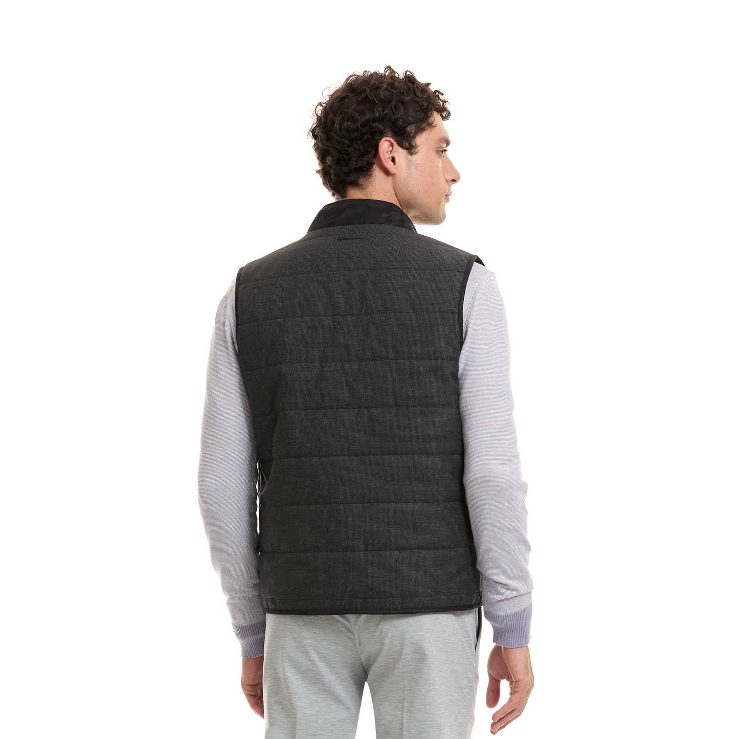 Chaleco Para Caballero Capitonado Con Botones