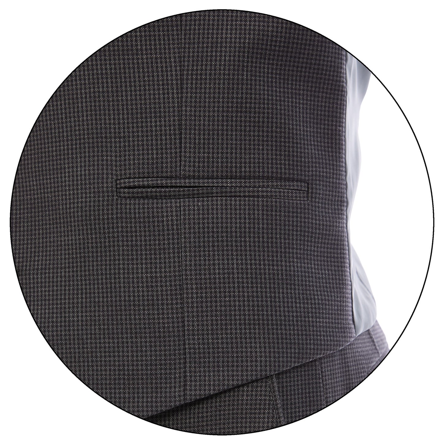 Chaleco Separate Slim Fit para Caballero A Mini Cuadros Vittorio Forti