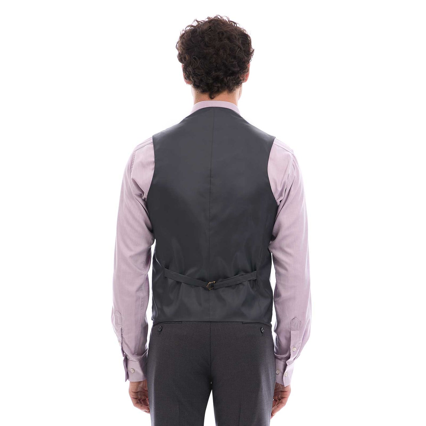 Chaleco Separate Slim Fit para Caballero A Mini Cuadros Vittorio Forti