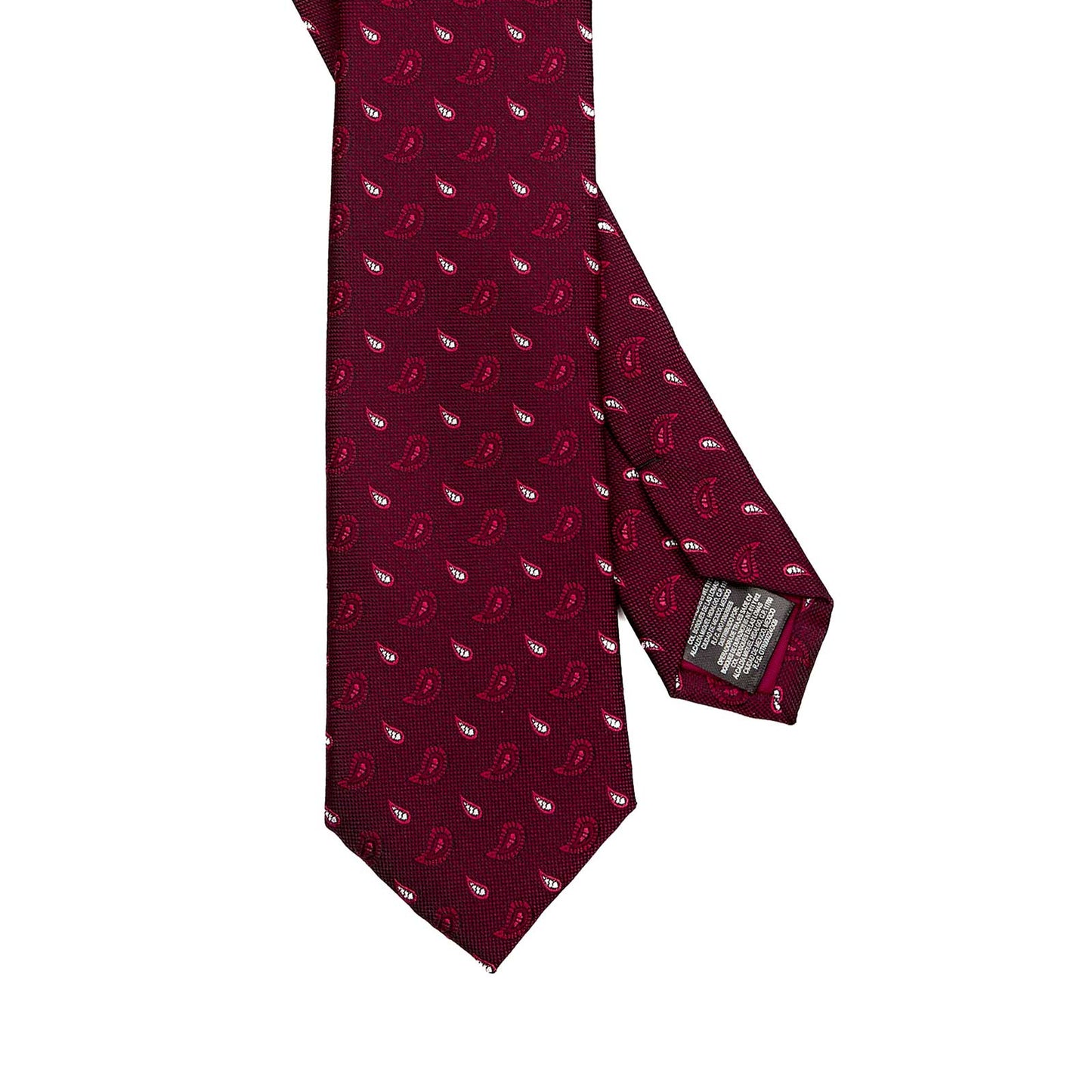 Corbata Confeccionada en Tejido Jaquard Motivos Paisleys Vittorio Forti