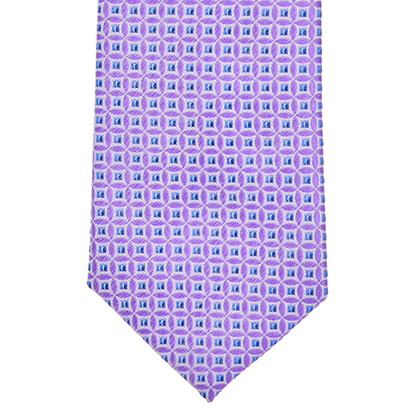 Corbata en tejido jacquard con motivos geometricos Vittorio Forti