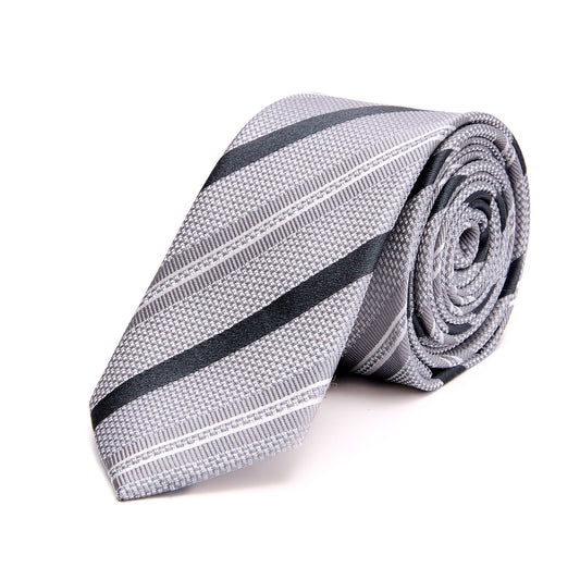 Corbata de Vestir Para Caballero Tejido Jacquard Seda 6 cm