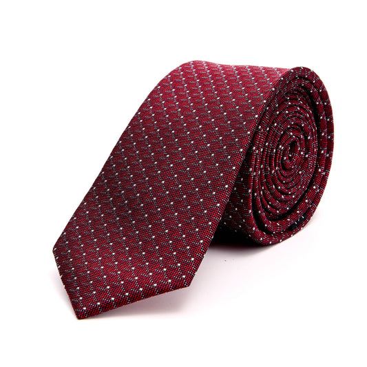 Corbata de Vestir Para Caballero Tejido Jacquard Seda 6 cm