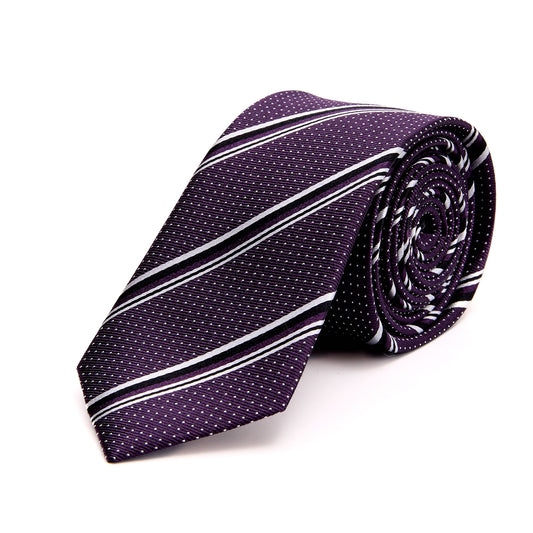 Corbata de Vestir Para Caballero Tejido Jacquard Seda 6 cm