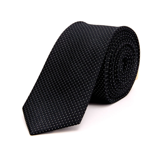 Corbata de Vestir Para Caballero Tejido Jacquard Seda 6 cm