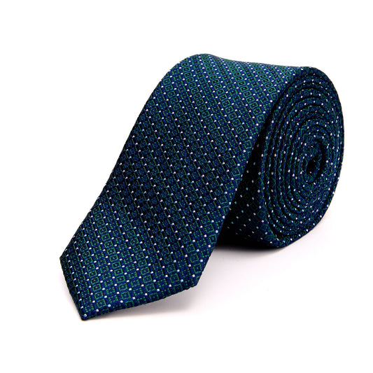Corbata de Vestir Para Caballero Tejido Jacquard Seda 6 cm