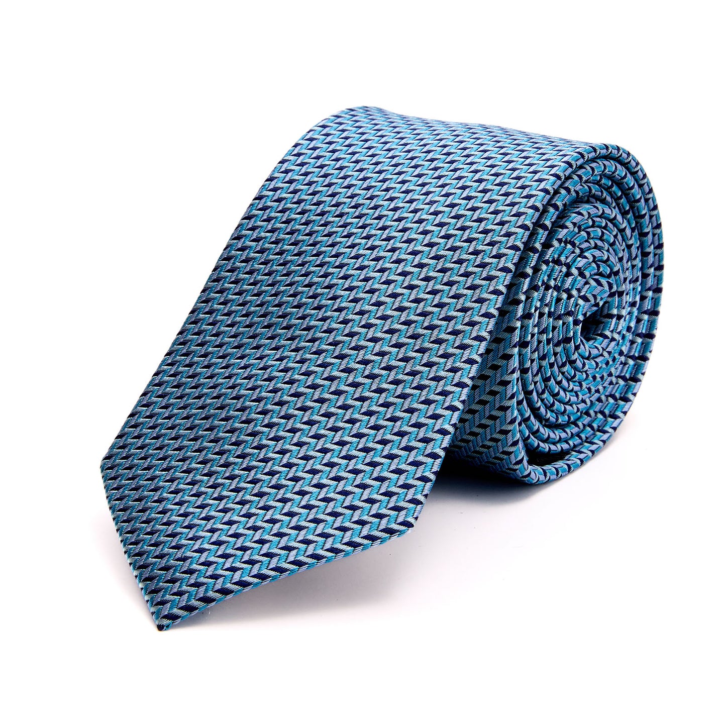 Corbata de Vestir Para Caballero Tejido Jacquard Seda 7 cm
