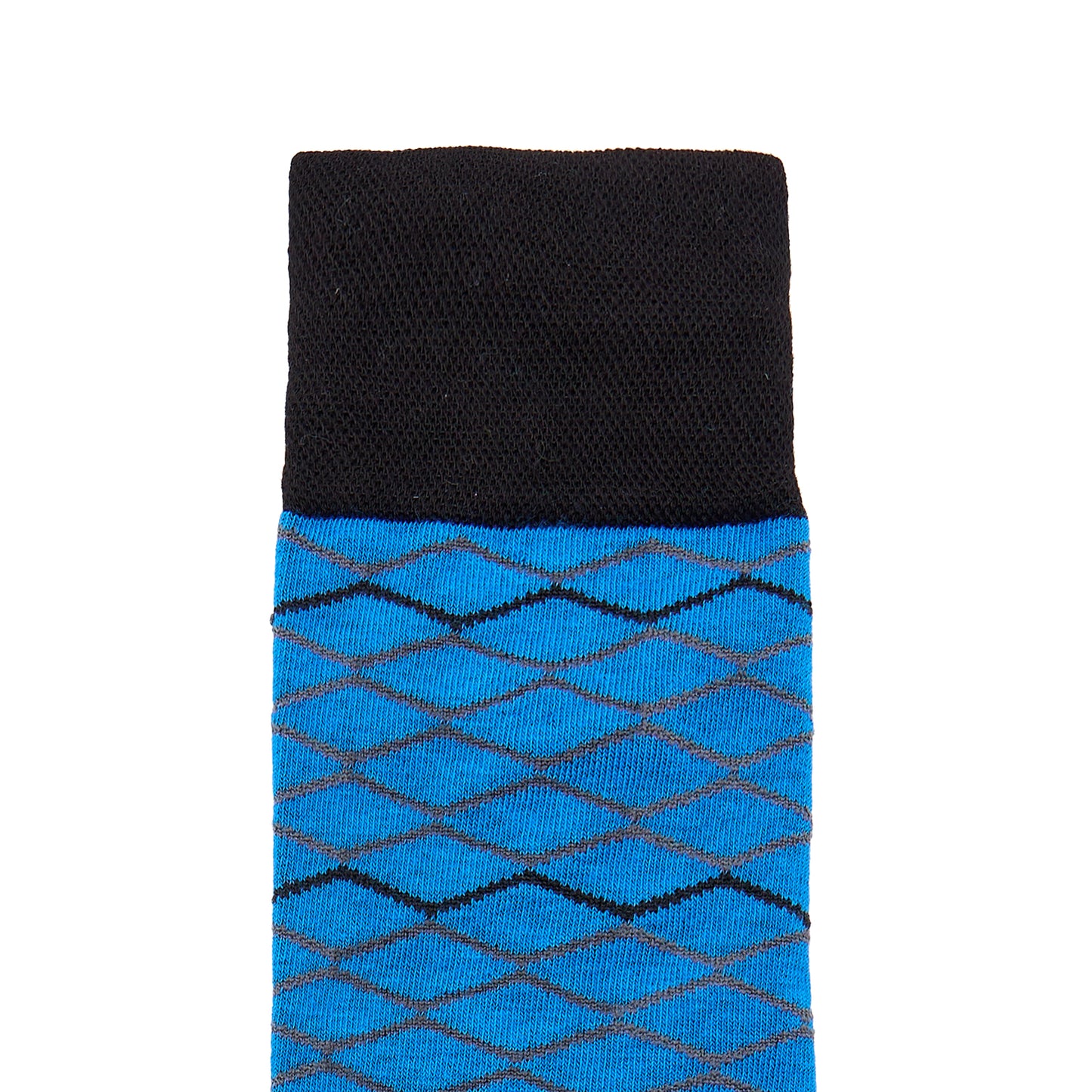 Calcetin de Moda para Caballero con Diseño de zigzag
