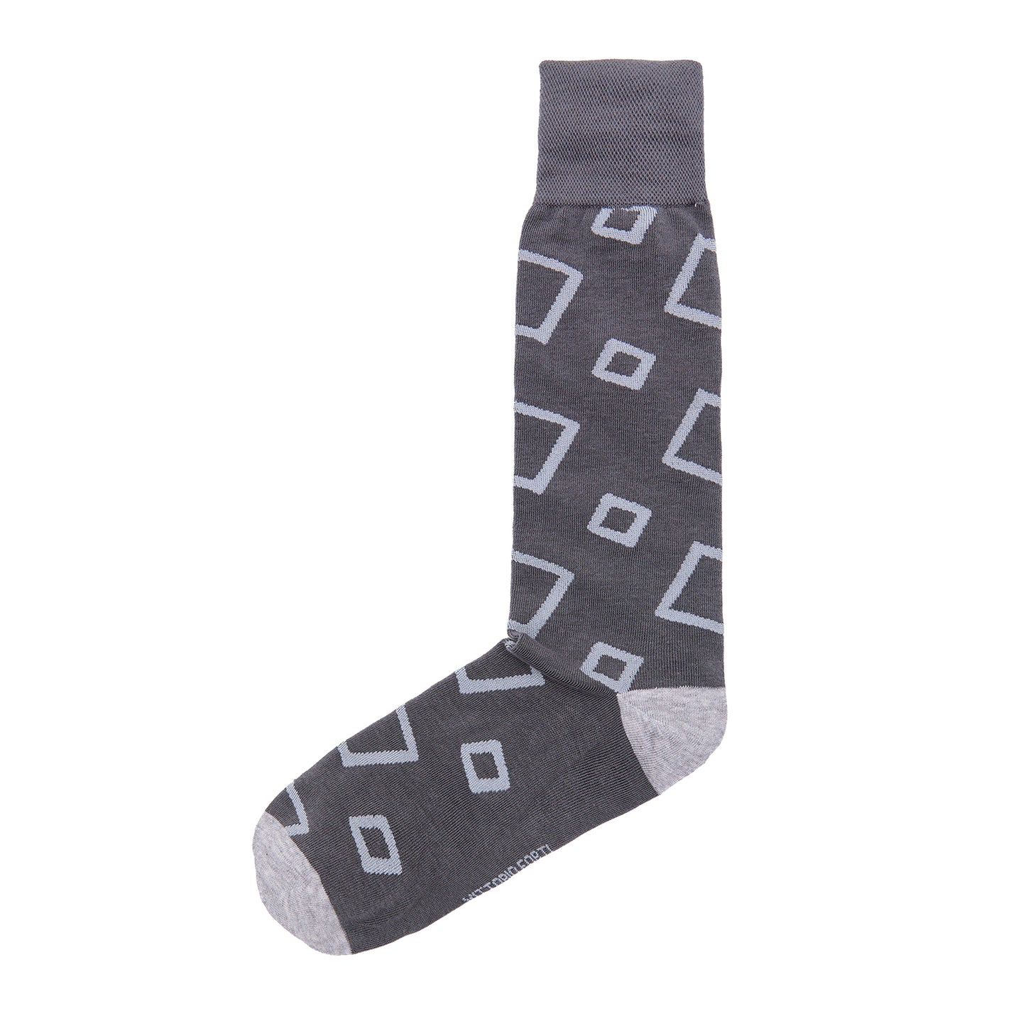 Calcetin de Moda para Caballero con Diseño de Cuadrados