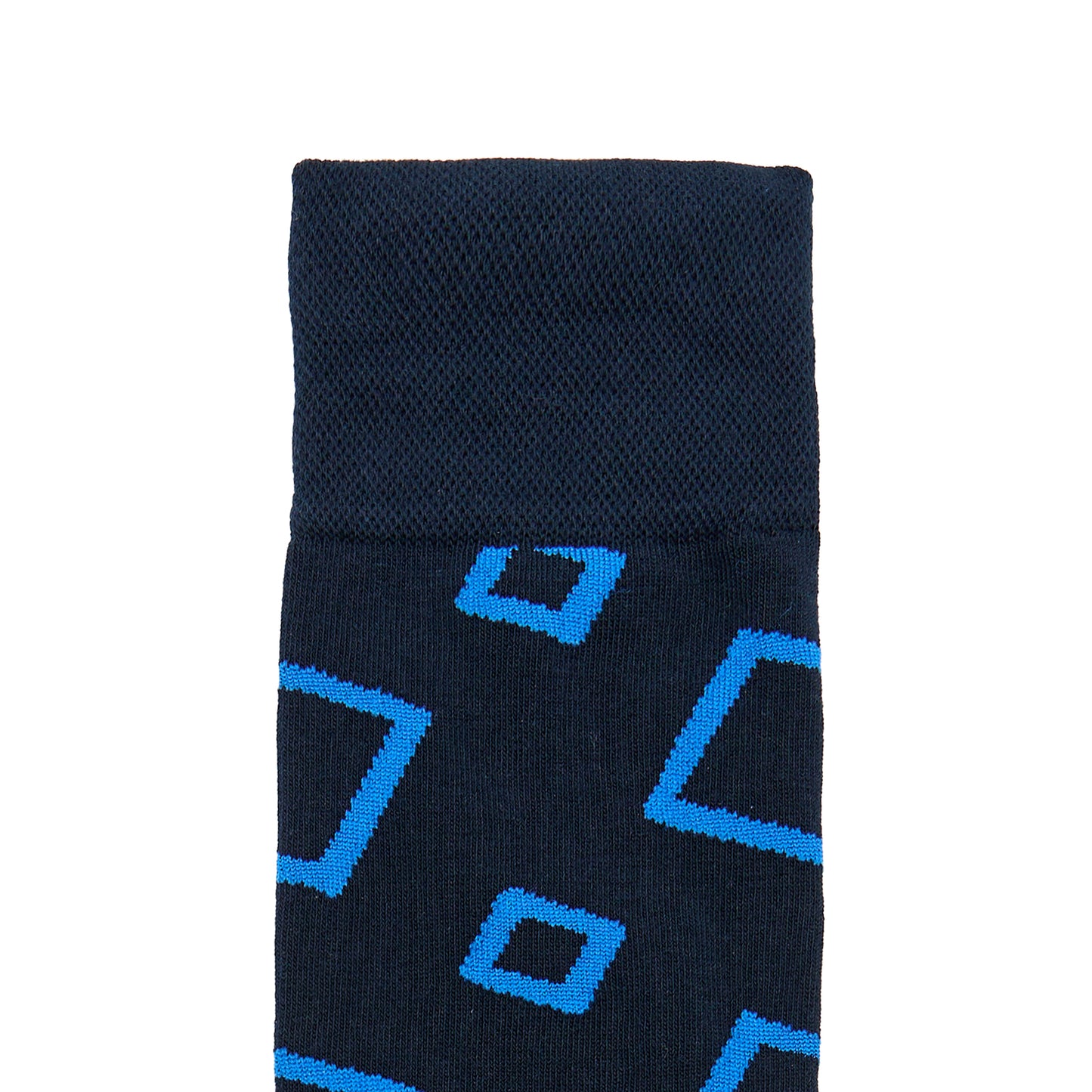 Calcetin de Moda para Caballero con Diseño de Cuadrados