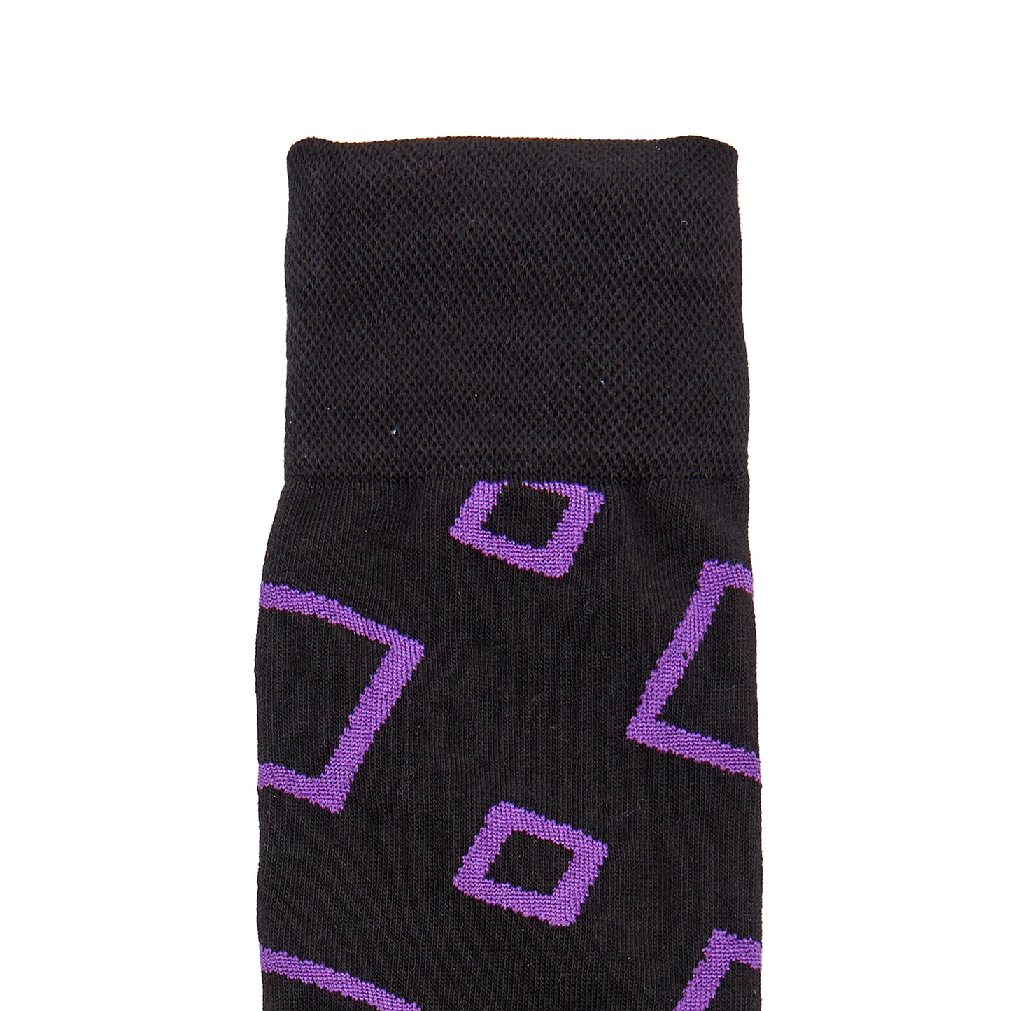 Calcetin de Moda para Caballero con Diseño de Cuadrados