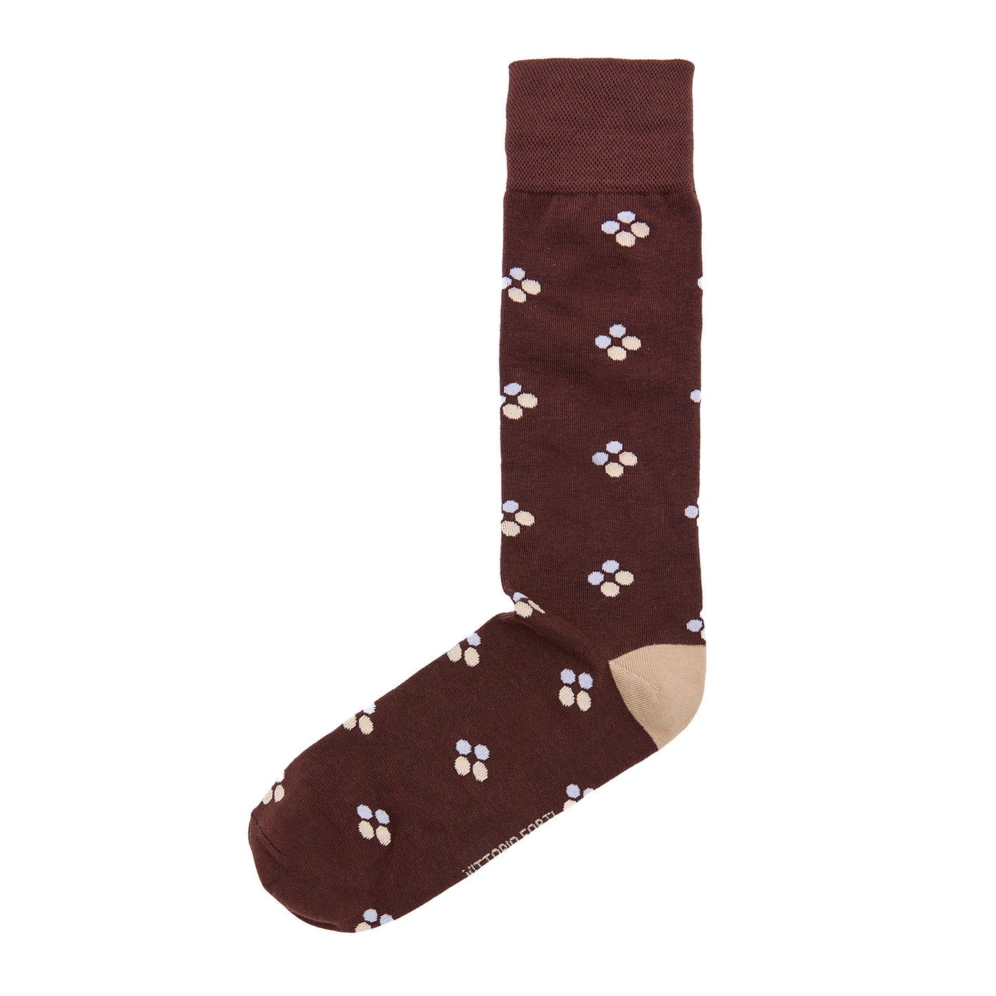 Calcetin de Moda para Caballero con Diseño de Flor