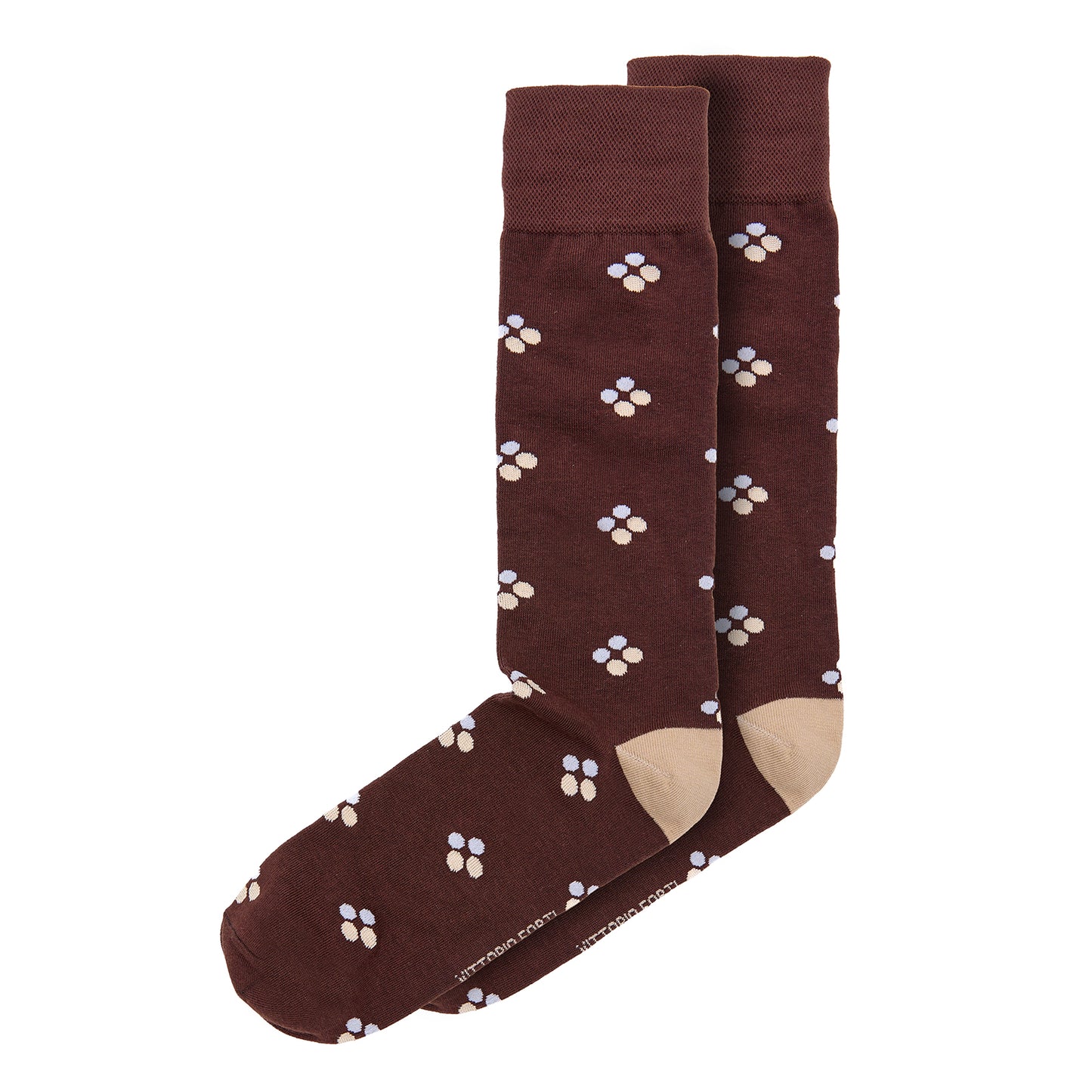 Calcetin de Moda para Caballero con Diseño de Flor