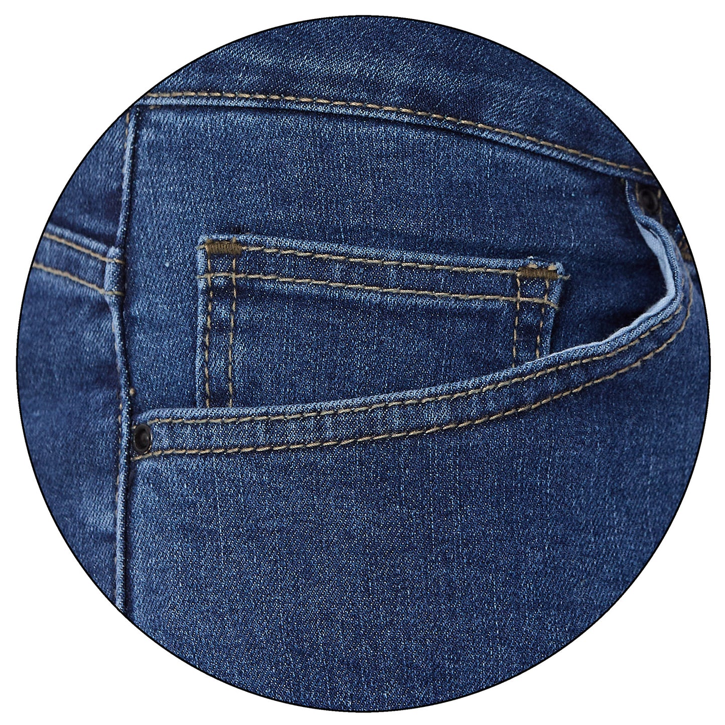 Jeans Regular Fit Para Hombre Stone Medio