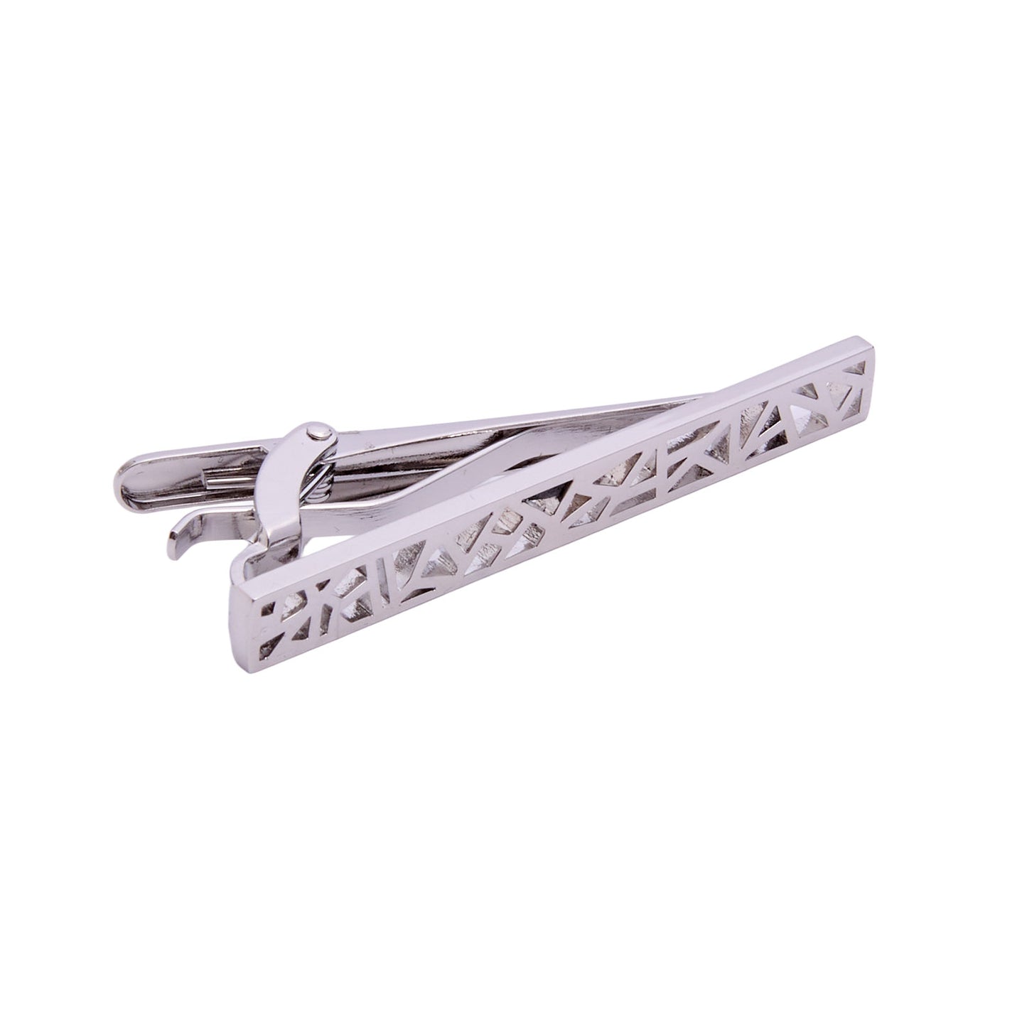 Pisacorbata Para Caballero De Acero Inoxidable