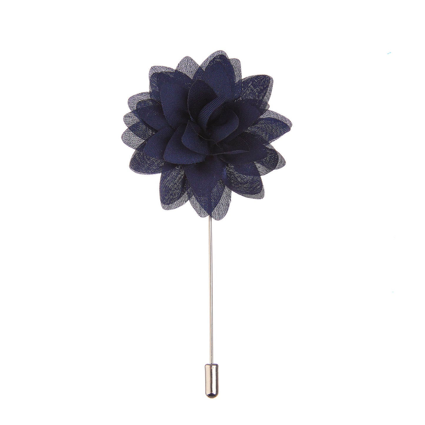 Lapel Pin de flor textil para solapa marca Vittorio Forti.